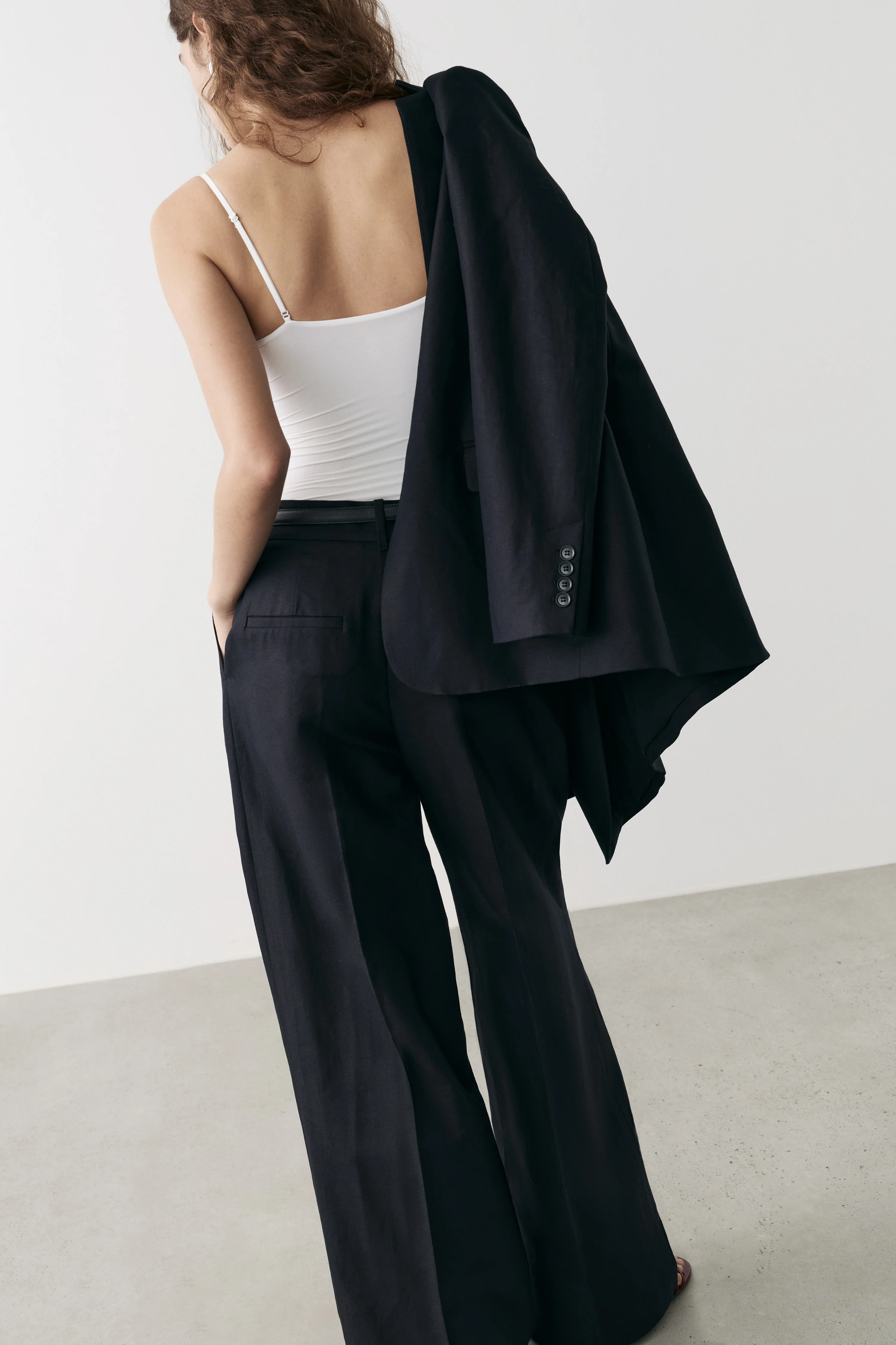 LINEN-BLEND TROUSERS - Image 3