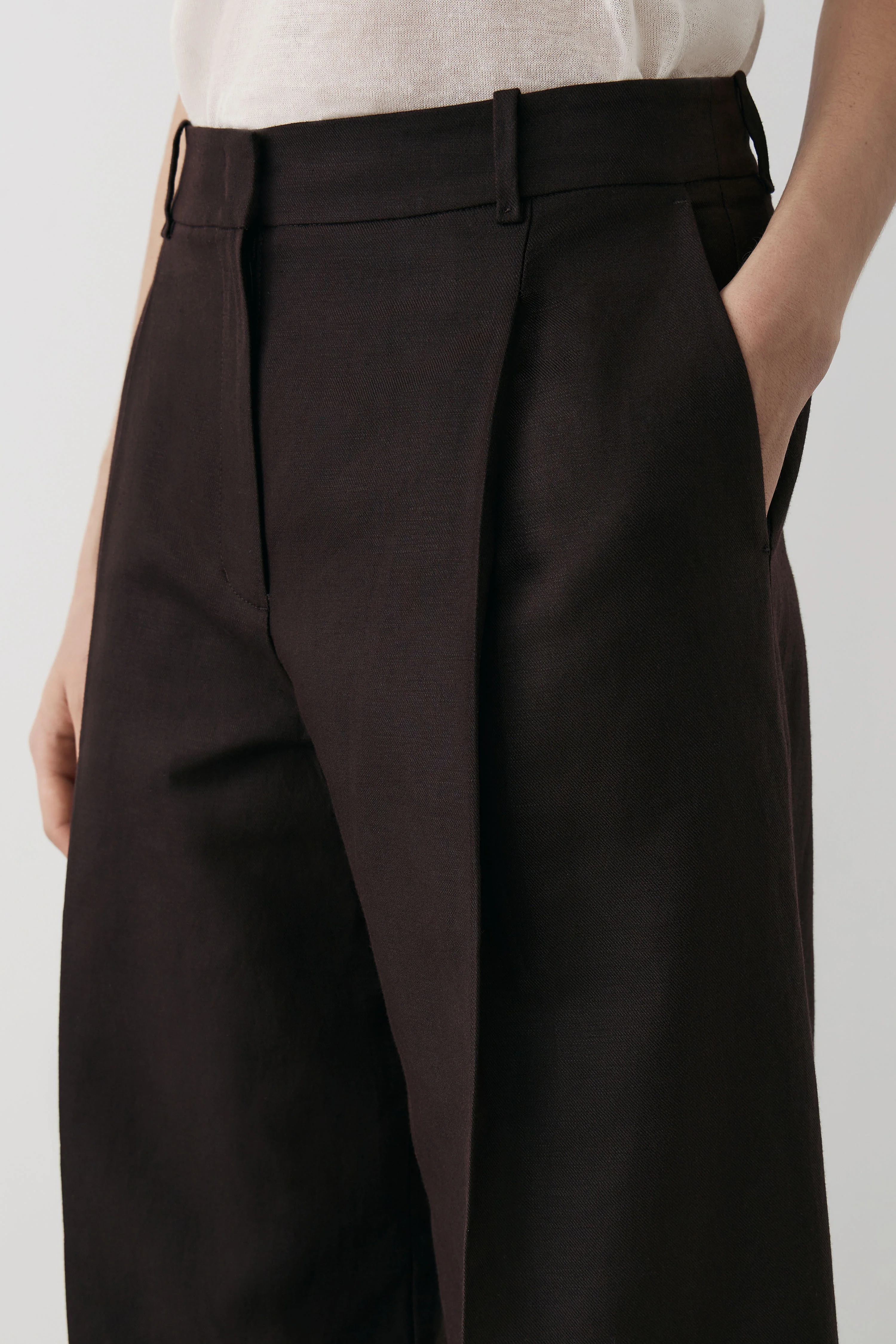 LINEN-BLEND TROUSERS - Image 3