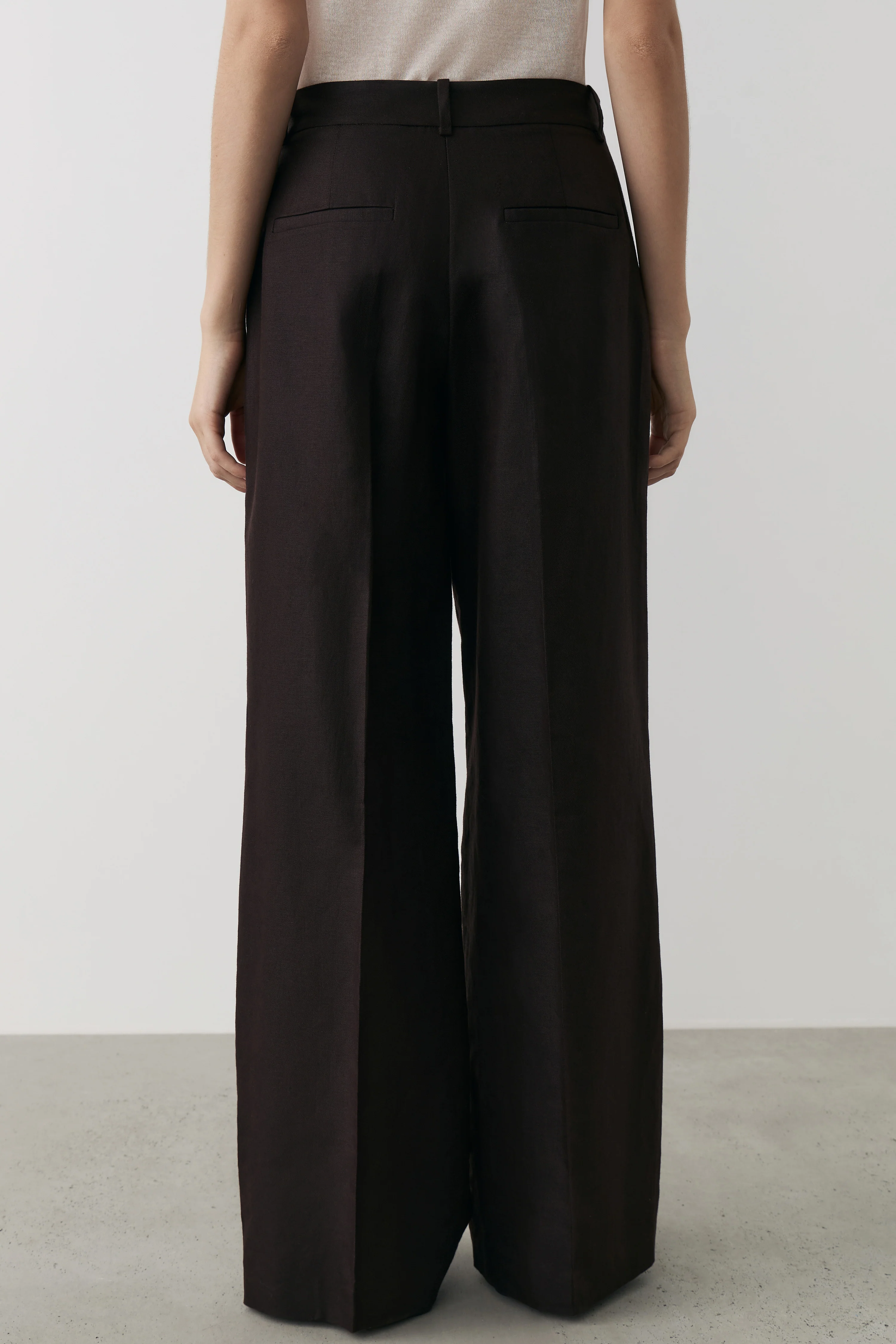 LINEN-BLEND TROUSERS - Image 4