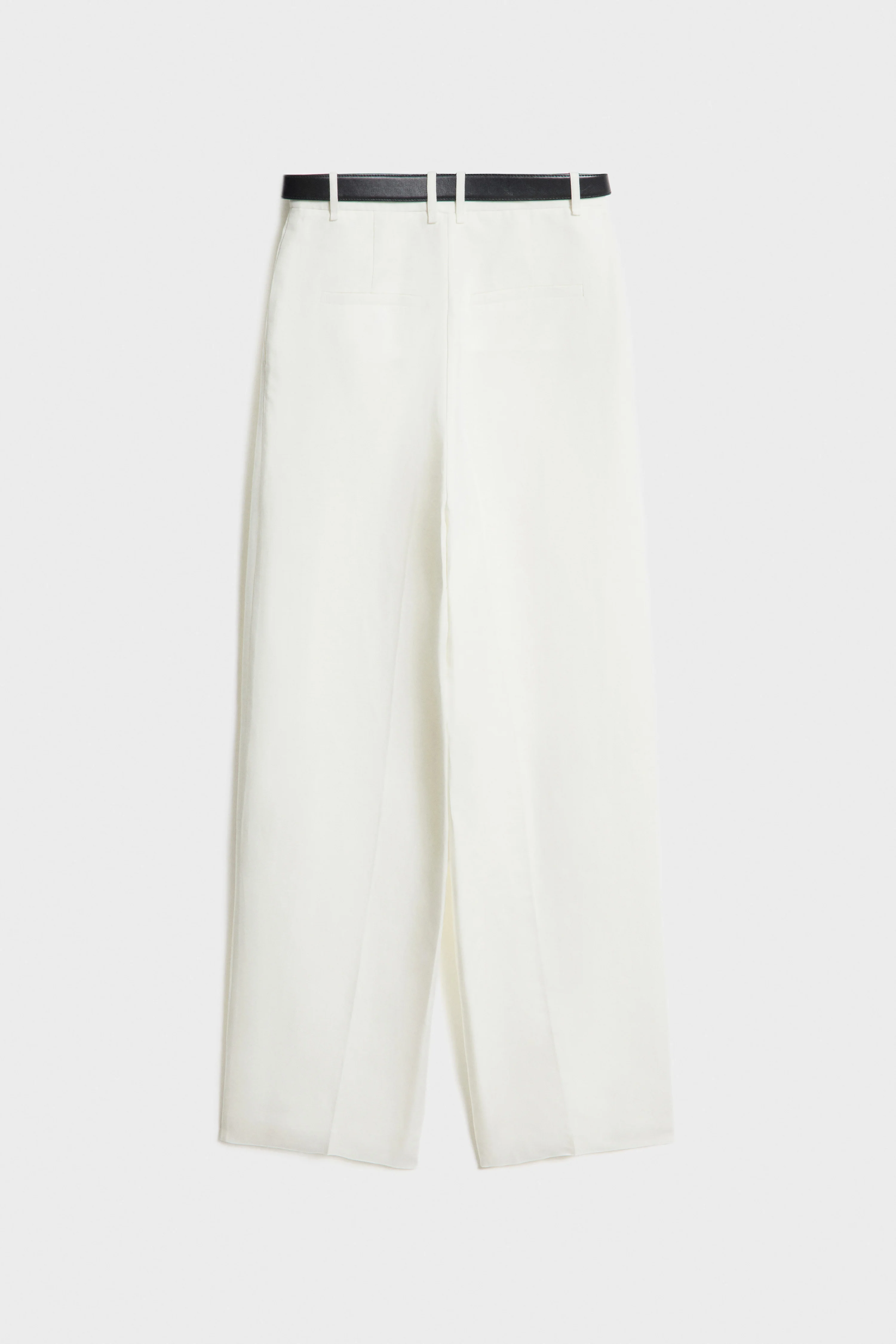 BELTED LYOCELL-LINEN TROUSERS - Image 6