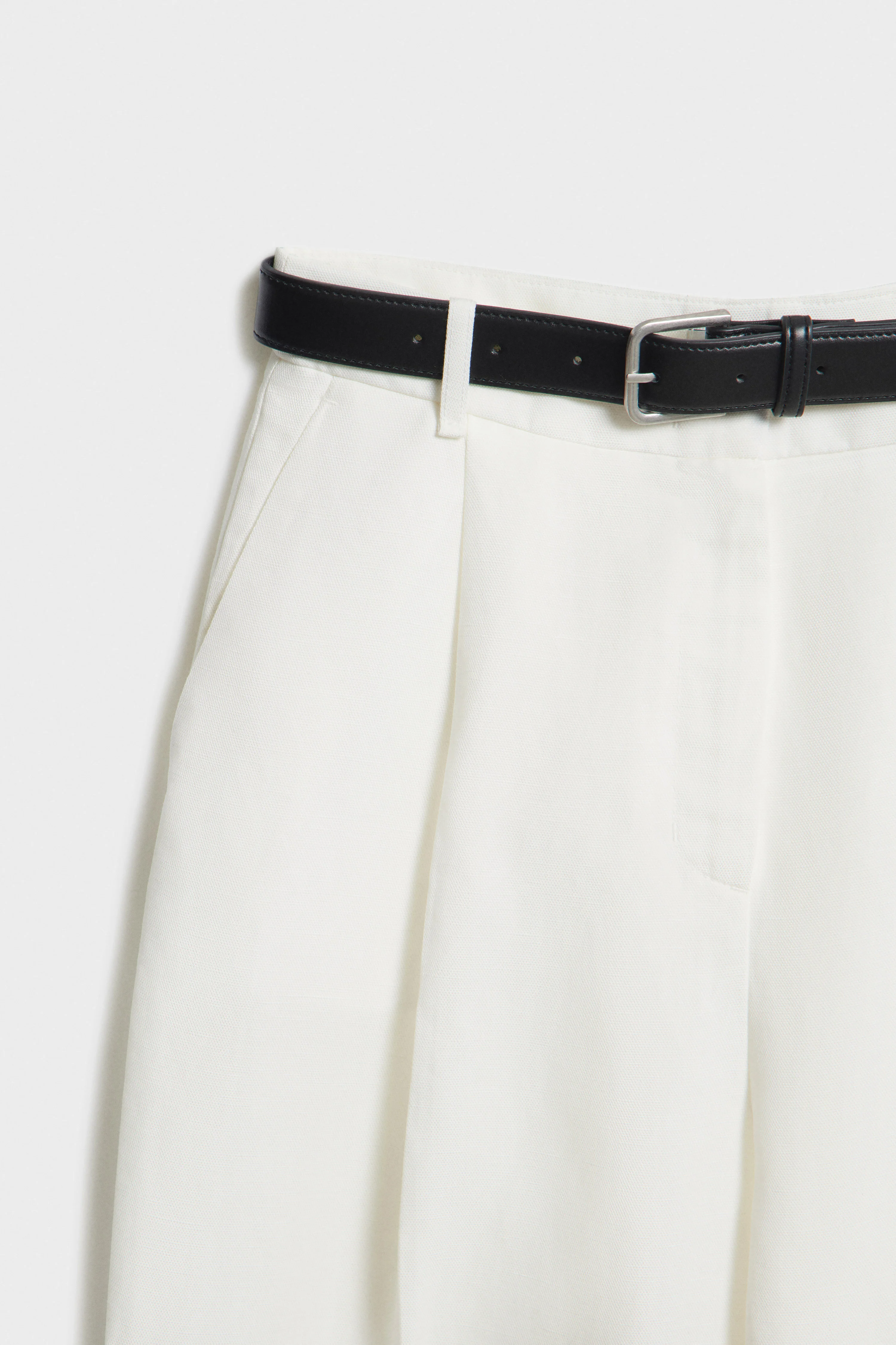 BELTED LYOCELL-LINEN TROUSERS - Image 7