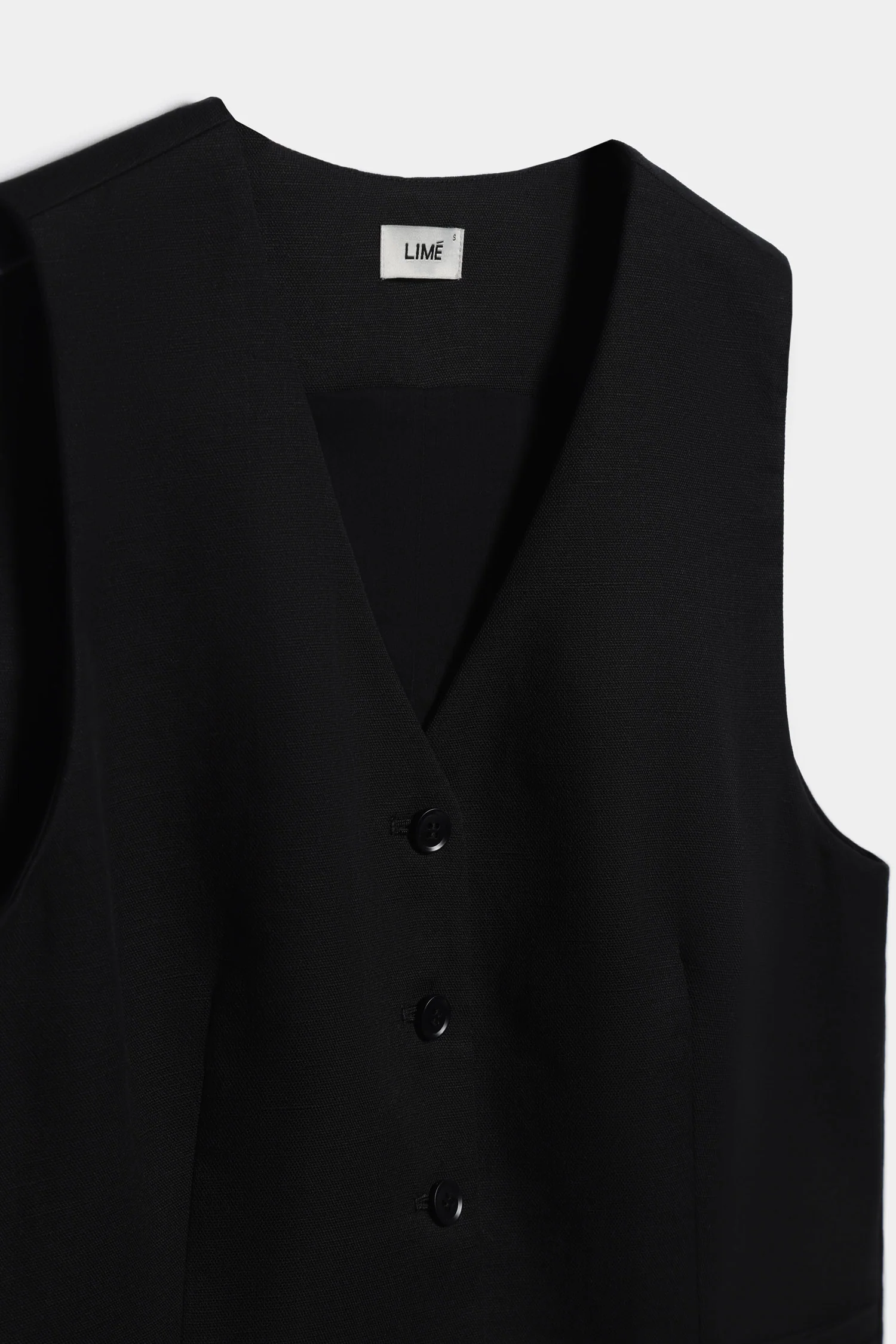 LYOCELL-LINEN WAISTCOAT - Image 3