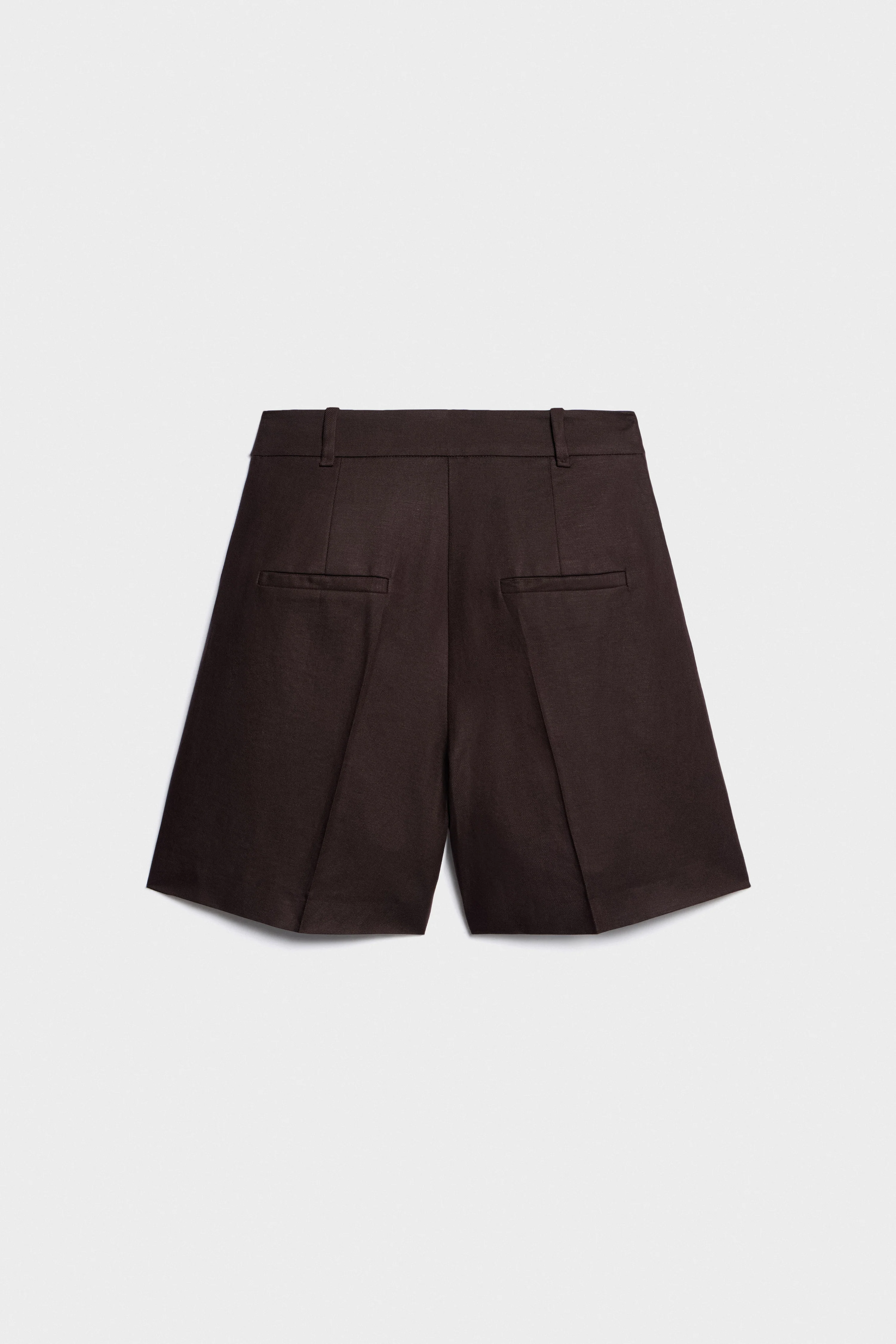 LINEN-COTTON SHORTS - Image 2