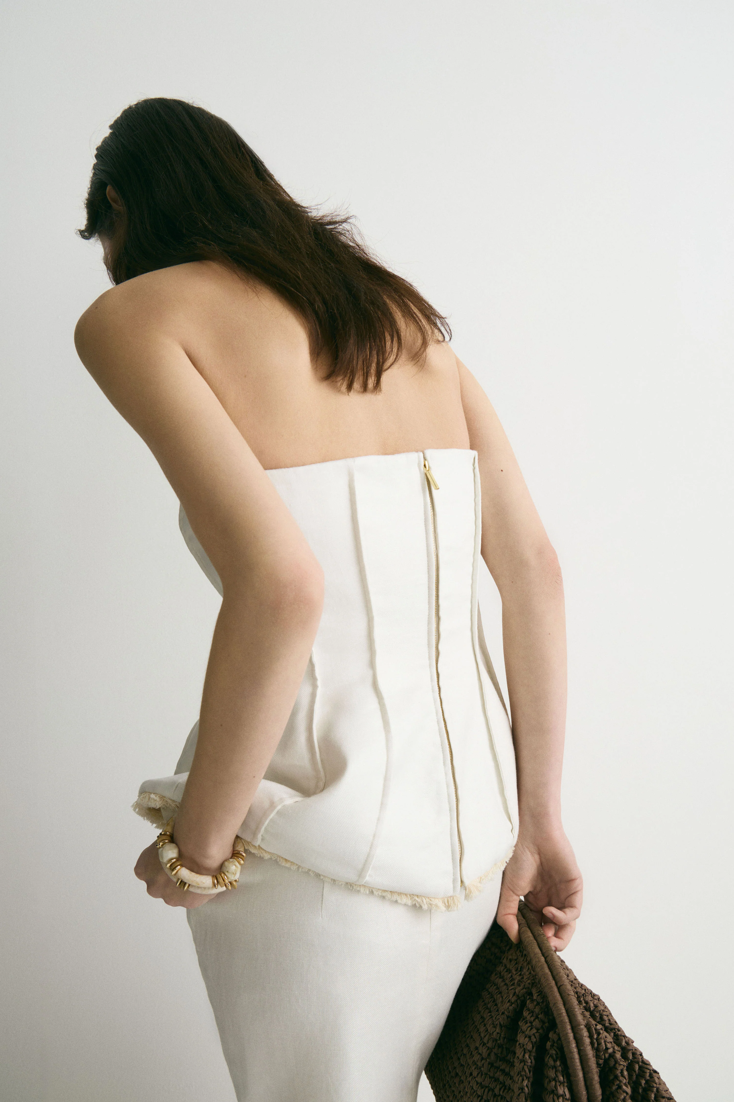 LINEN HOURGLASS TOP - Image 4