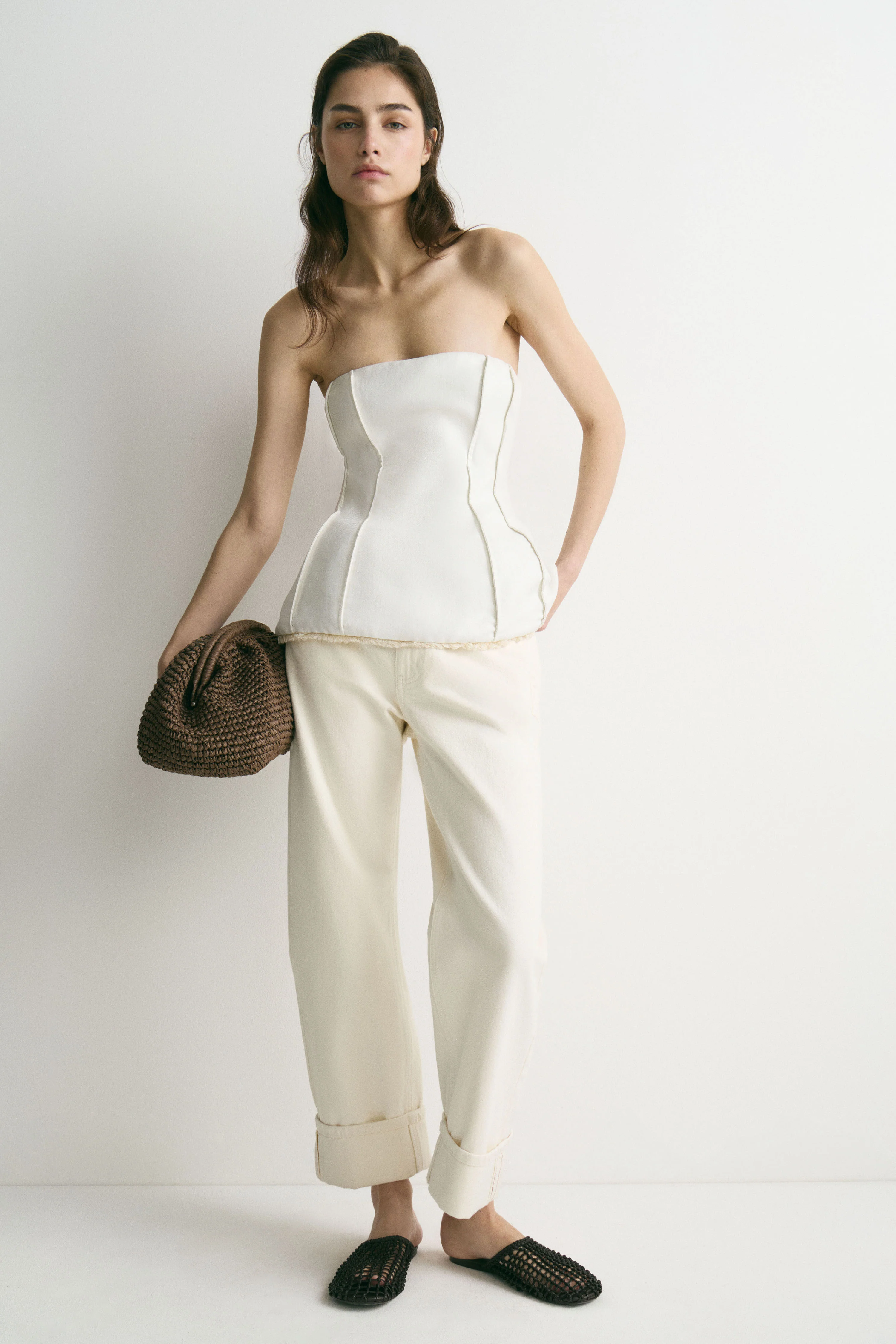 LINEN HOURGLASS TOP - Image 5