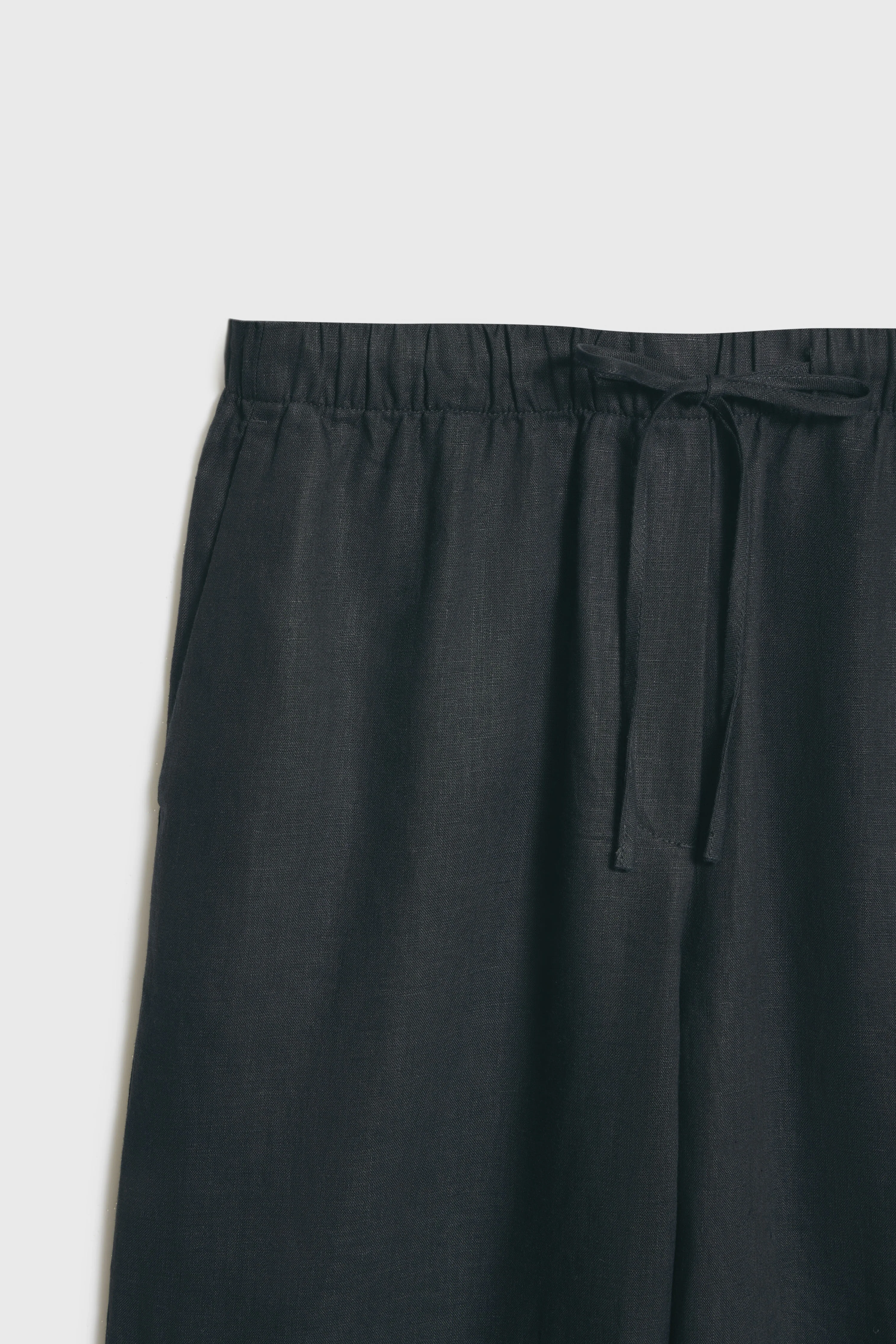 LINEN CARROT FIT TROUSERS - Image 8