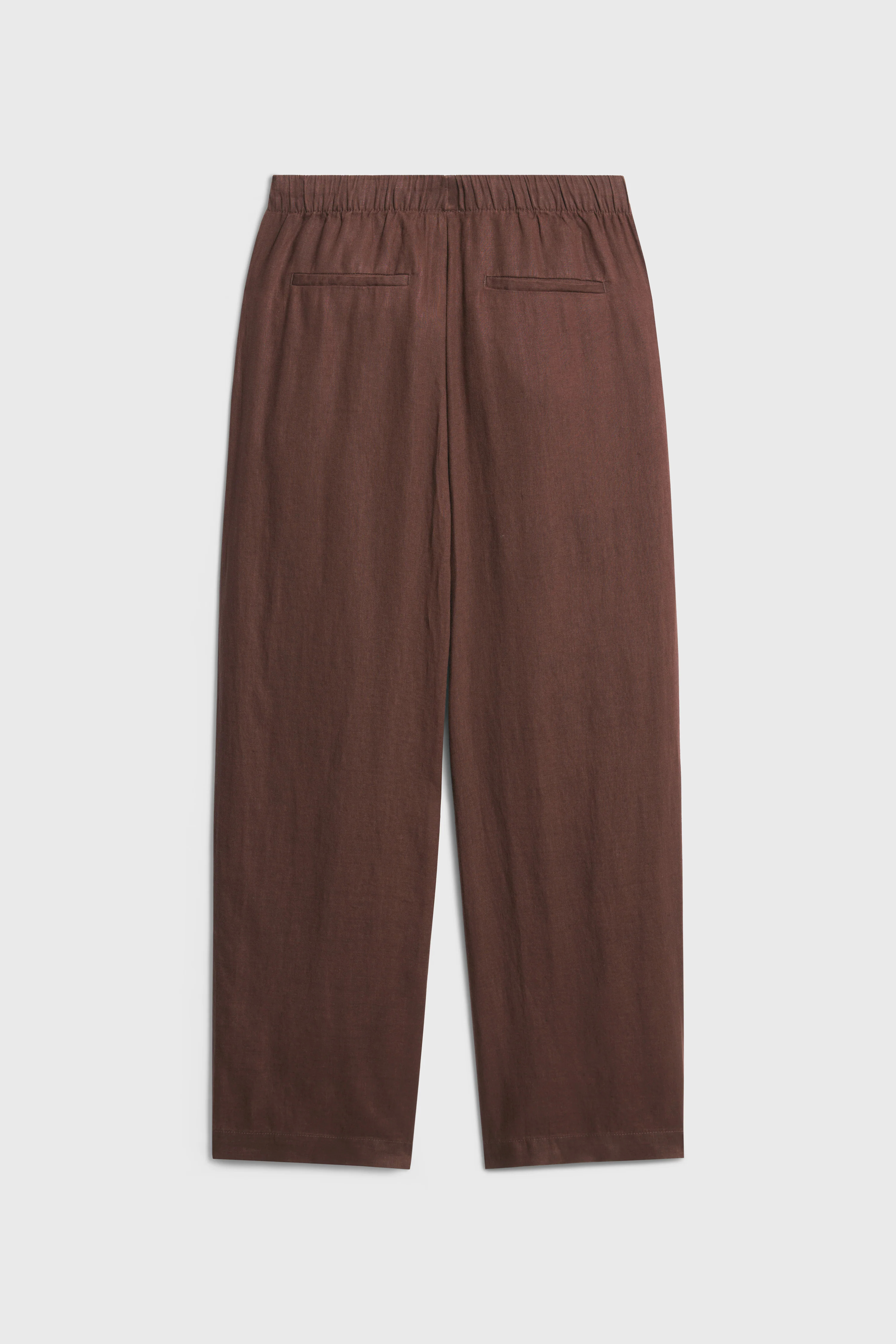 LINEN CARROT FIT TROUSERS - Image 7