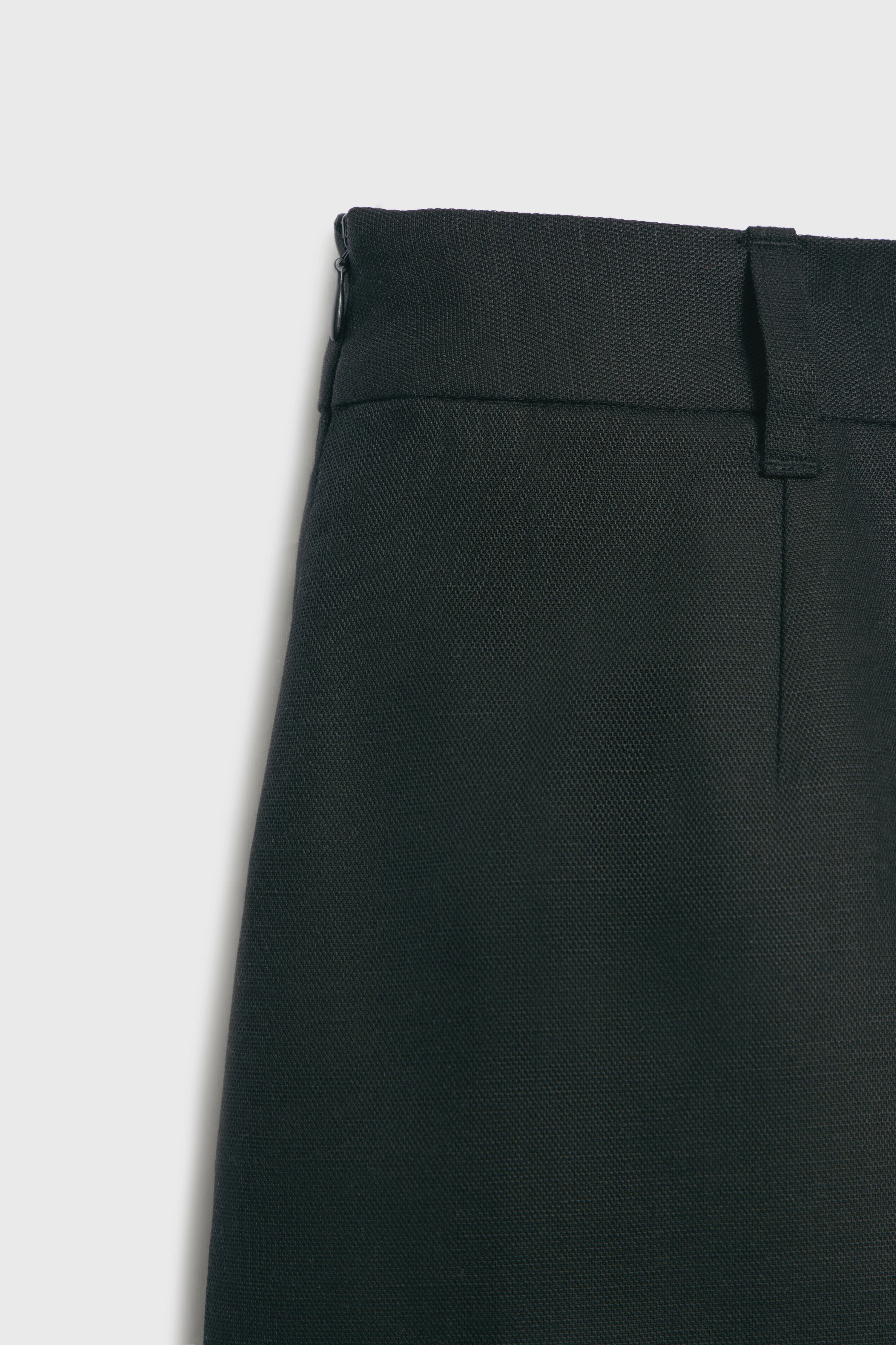 LINEN MIDI SKIRT - Image 4