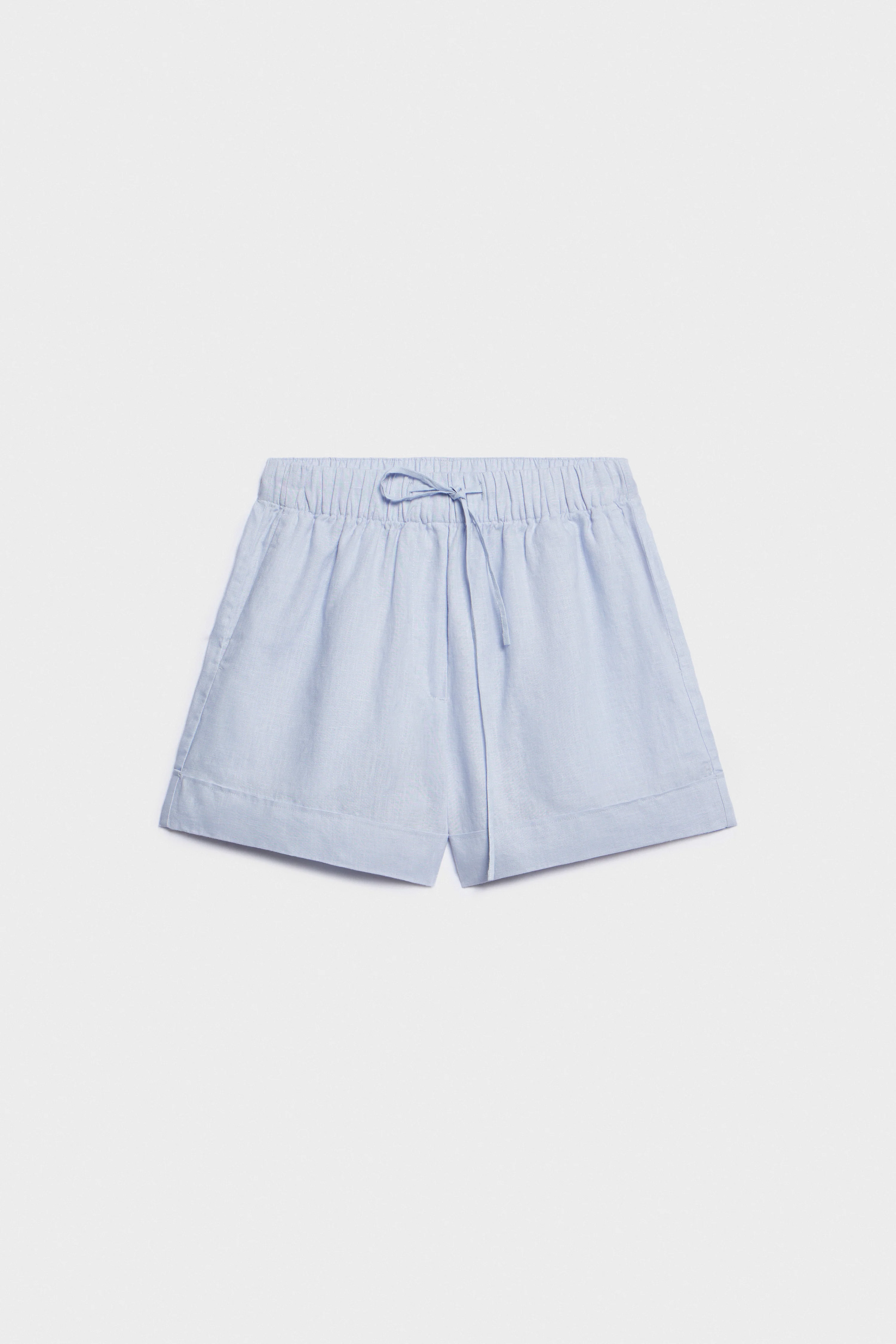 LINEN MINI SHORTS - Image 5