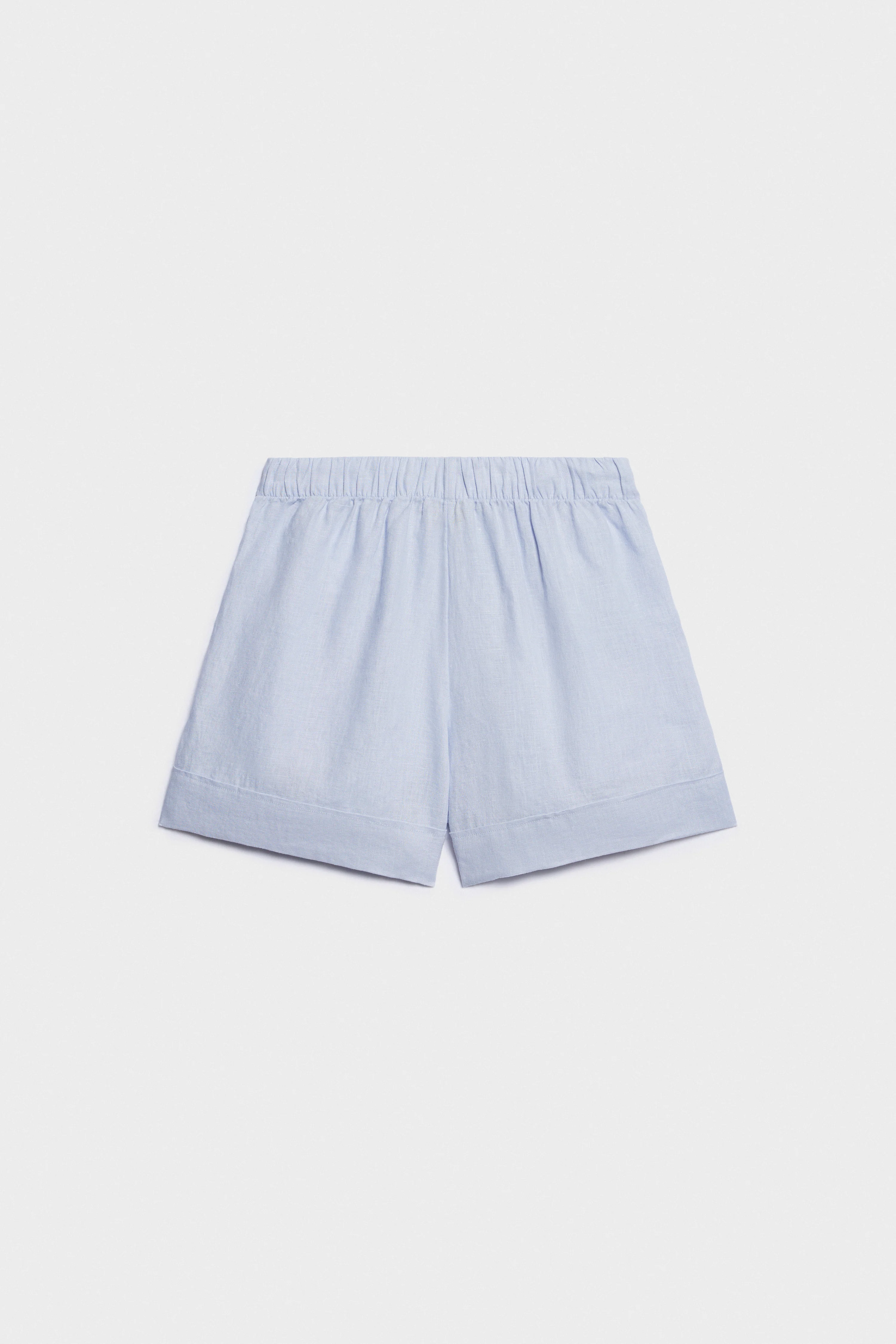 LINEN MINI SHORTS - Image 6