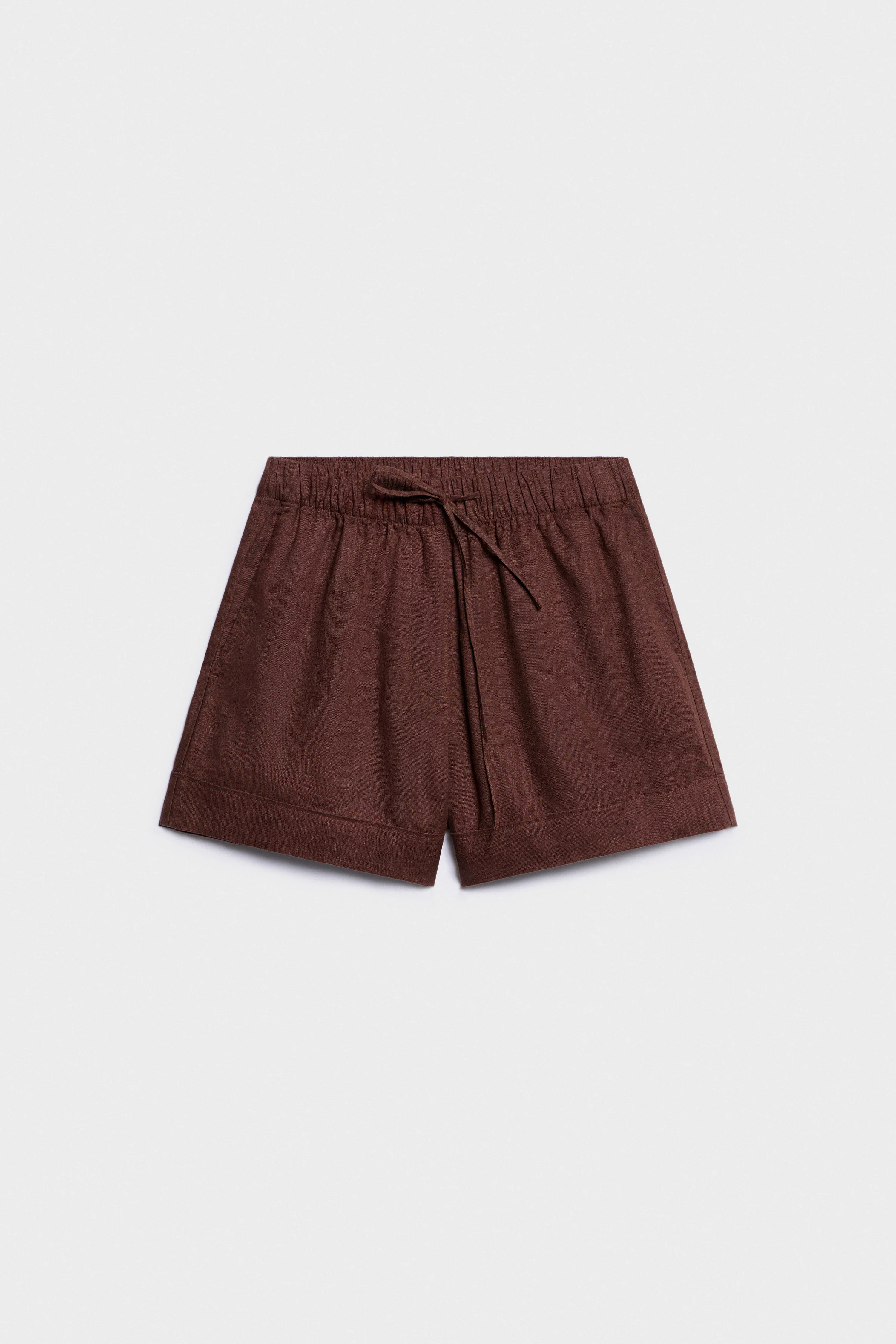 LINEN MINI SHORTS - Image 5