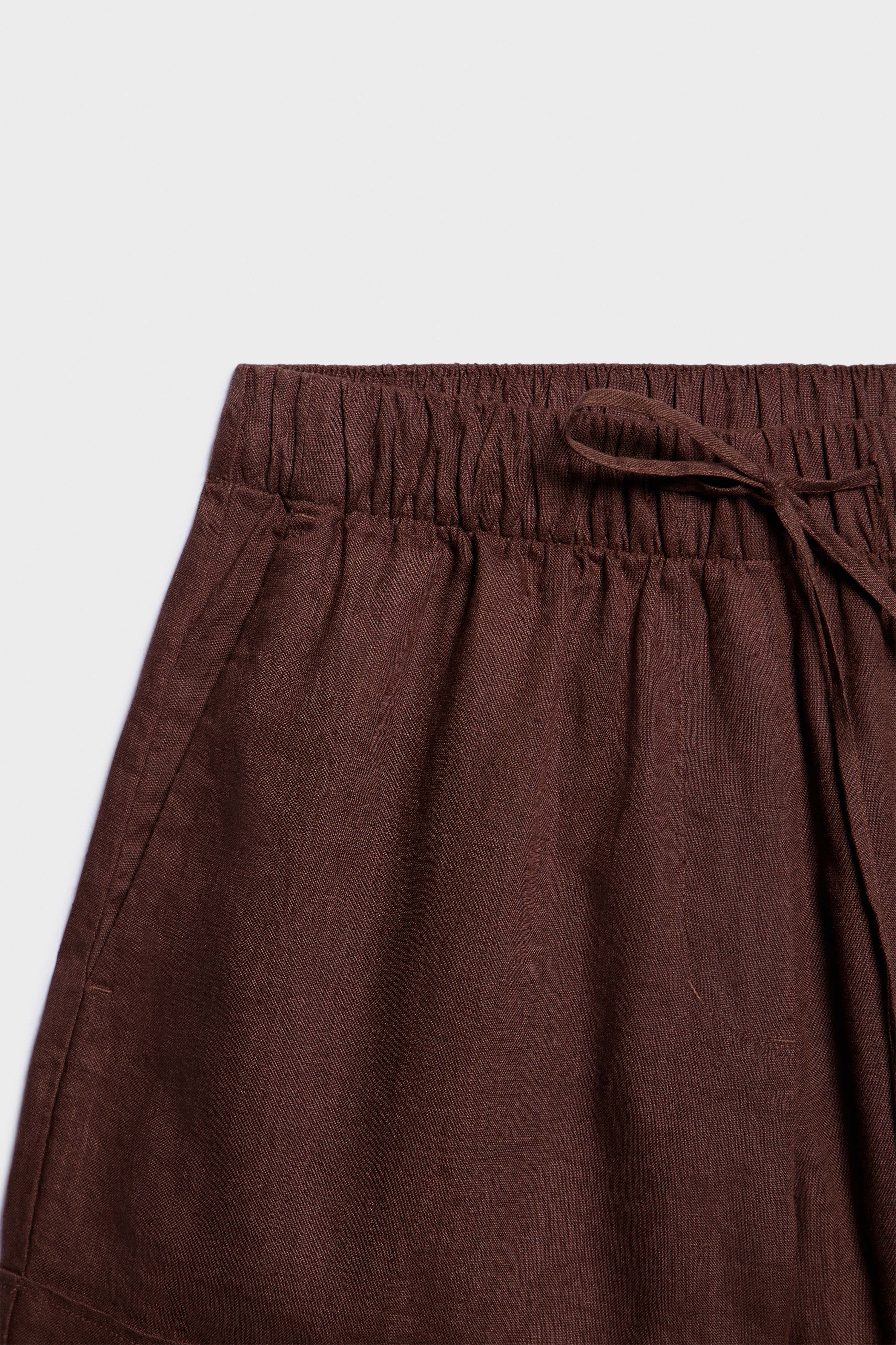 LINEN MINI SHORTS - Image 7