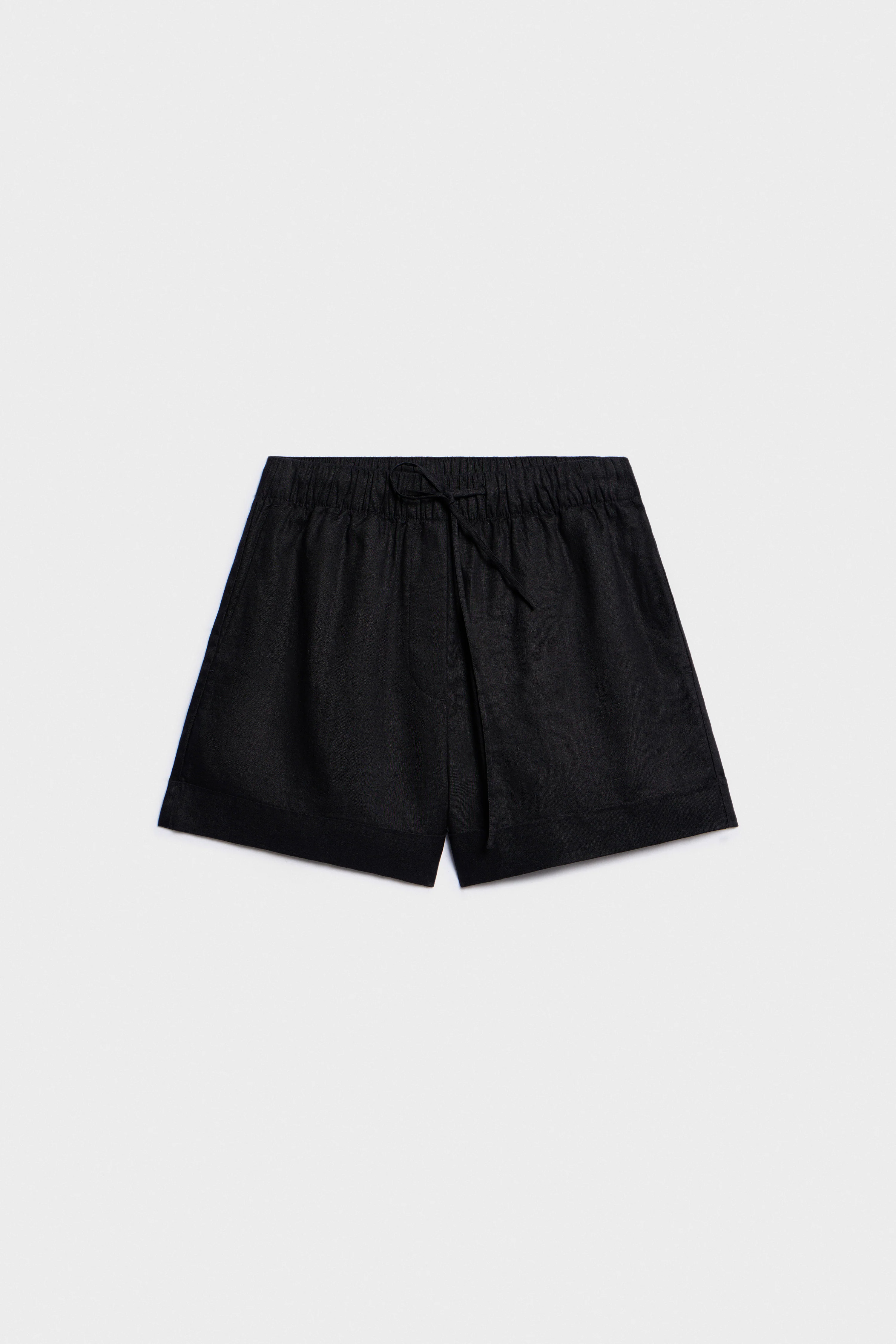 LINEN MINI SHORTS - Image 5