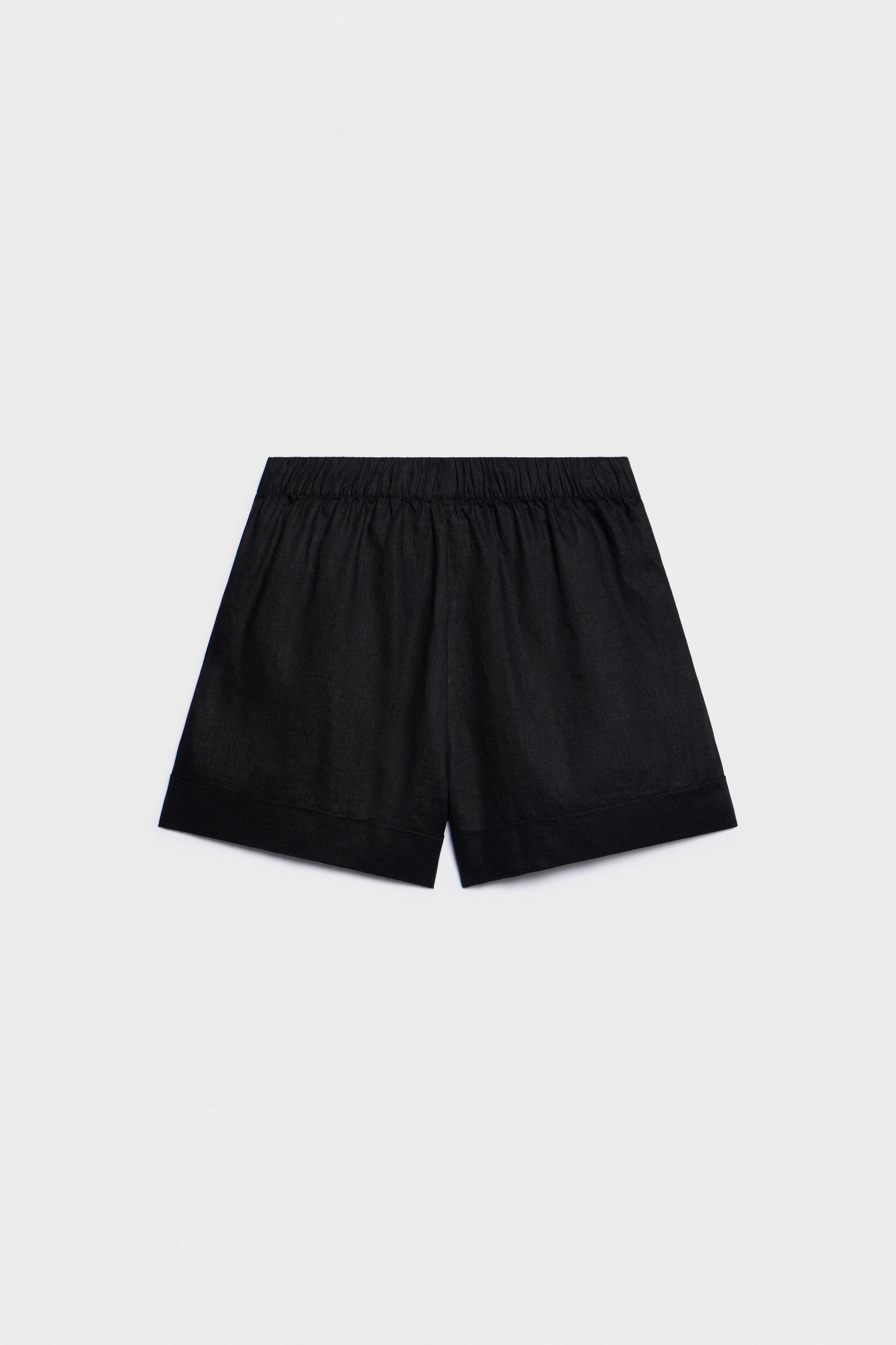 LINEN MINI SHORTS - Image 6