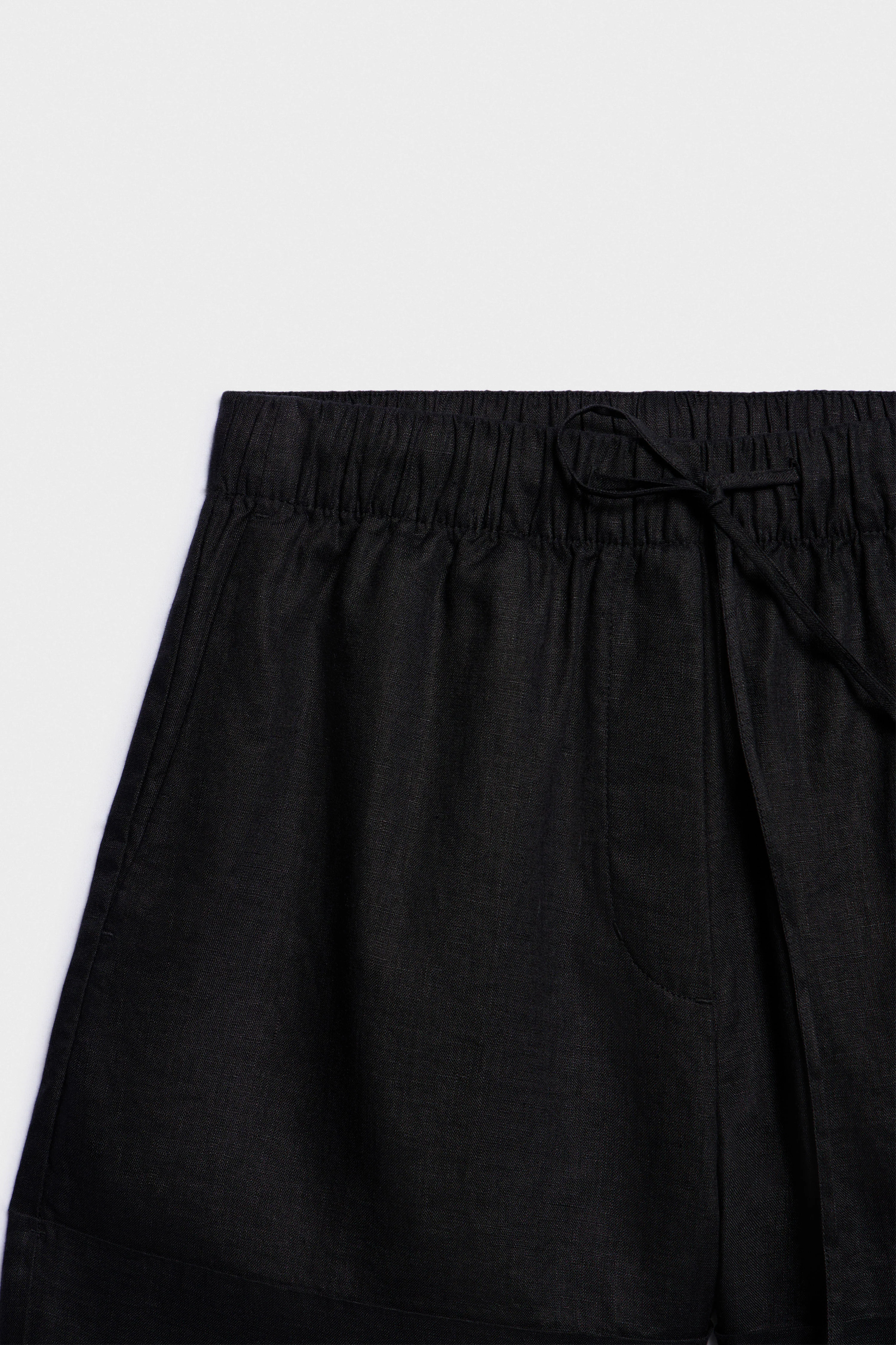 LINEN MINI SHORTS - Image 7