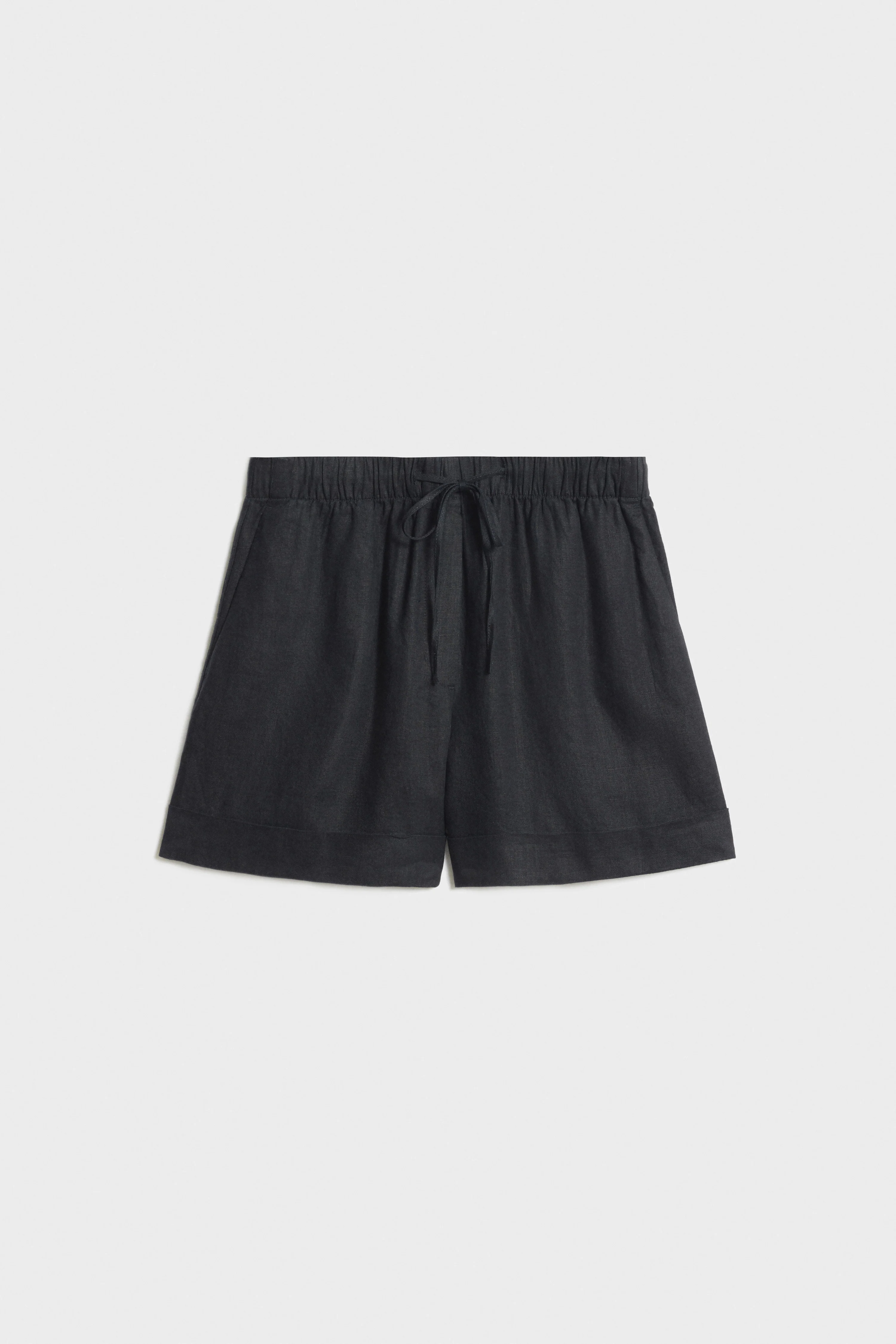 LINEN MINI SHORTS - Image 4