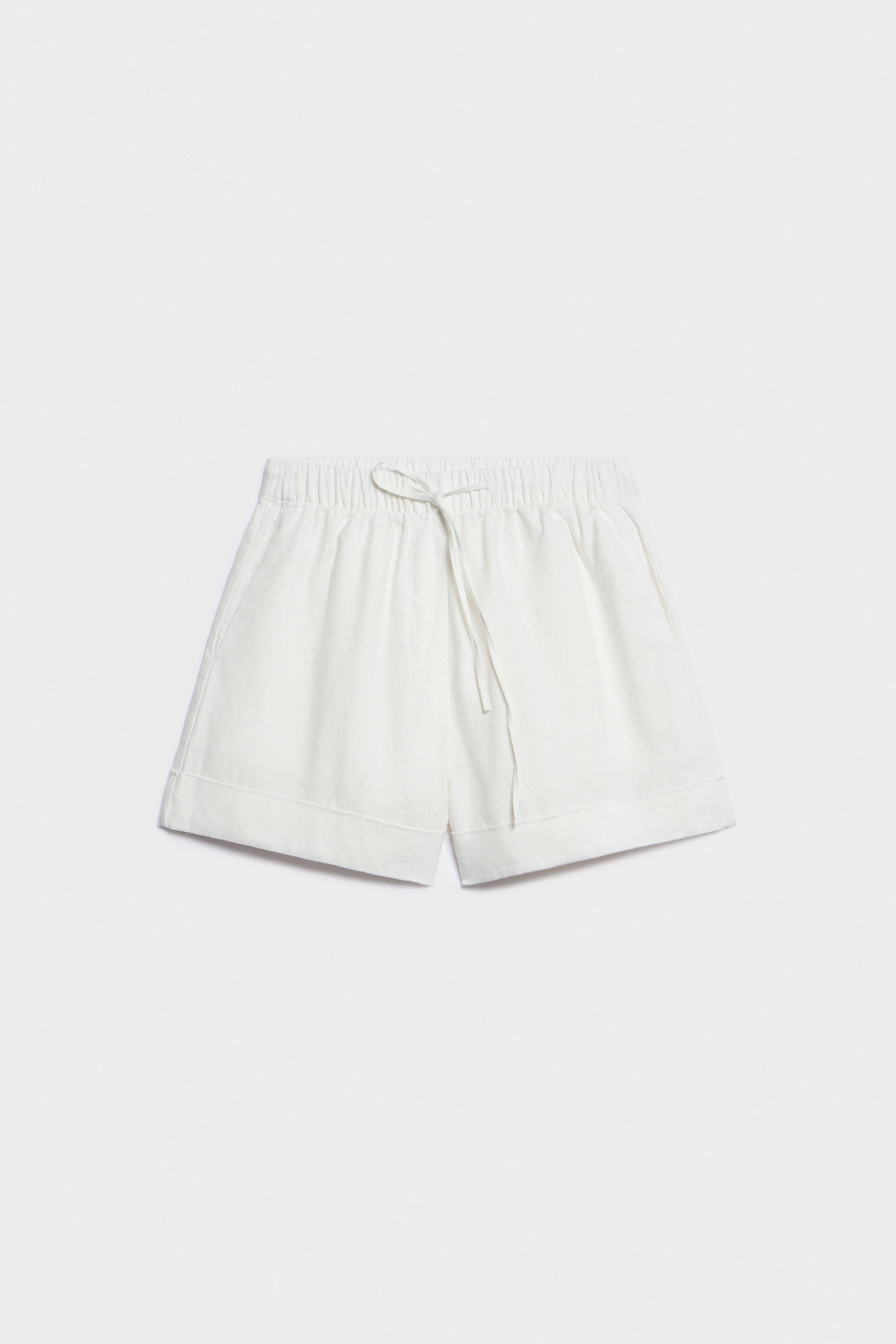 LINEN MINI SHORTS - Image 4