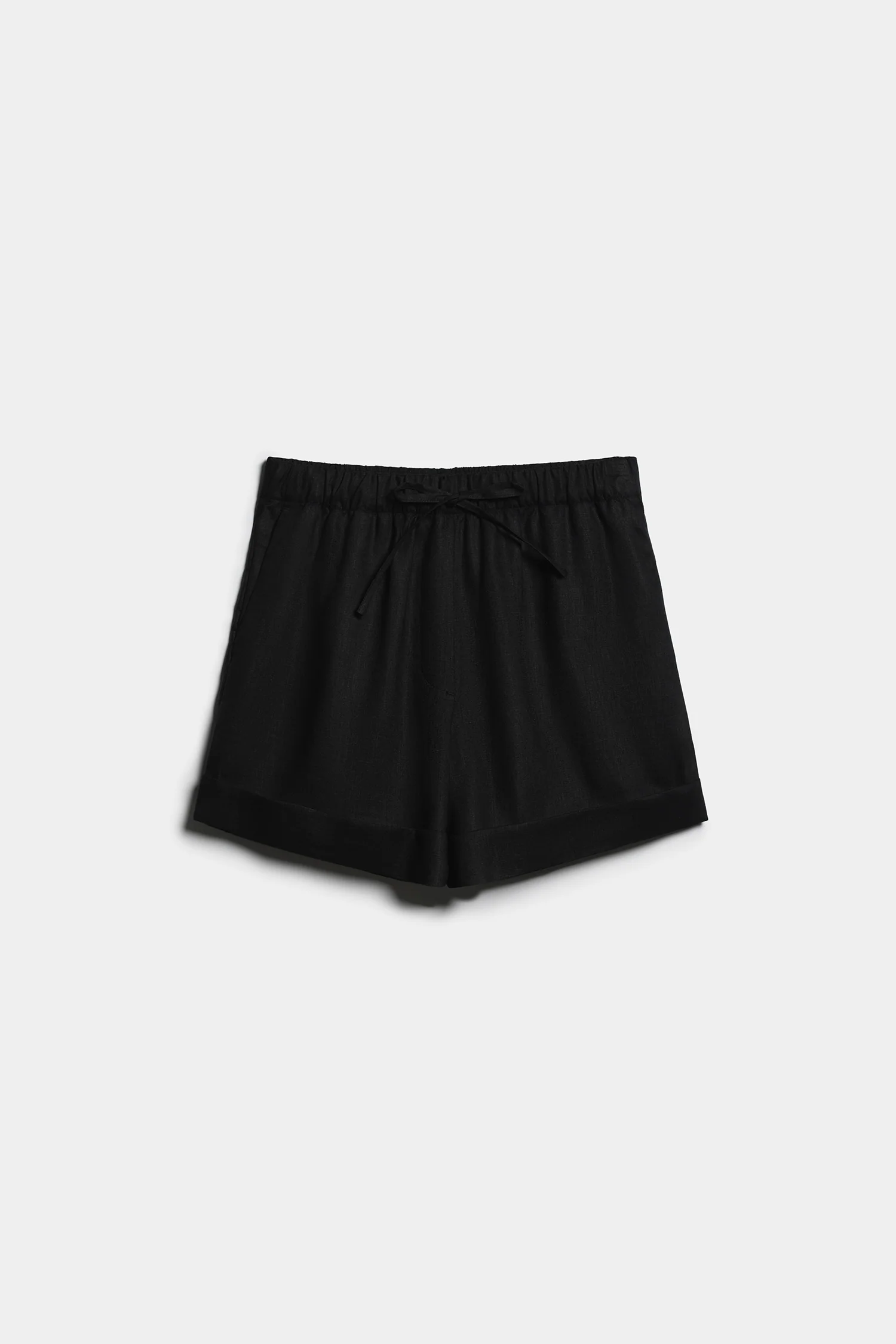 LINEN MINI SHORTS - Image 3