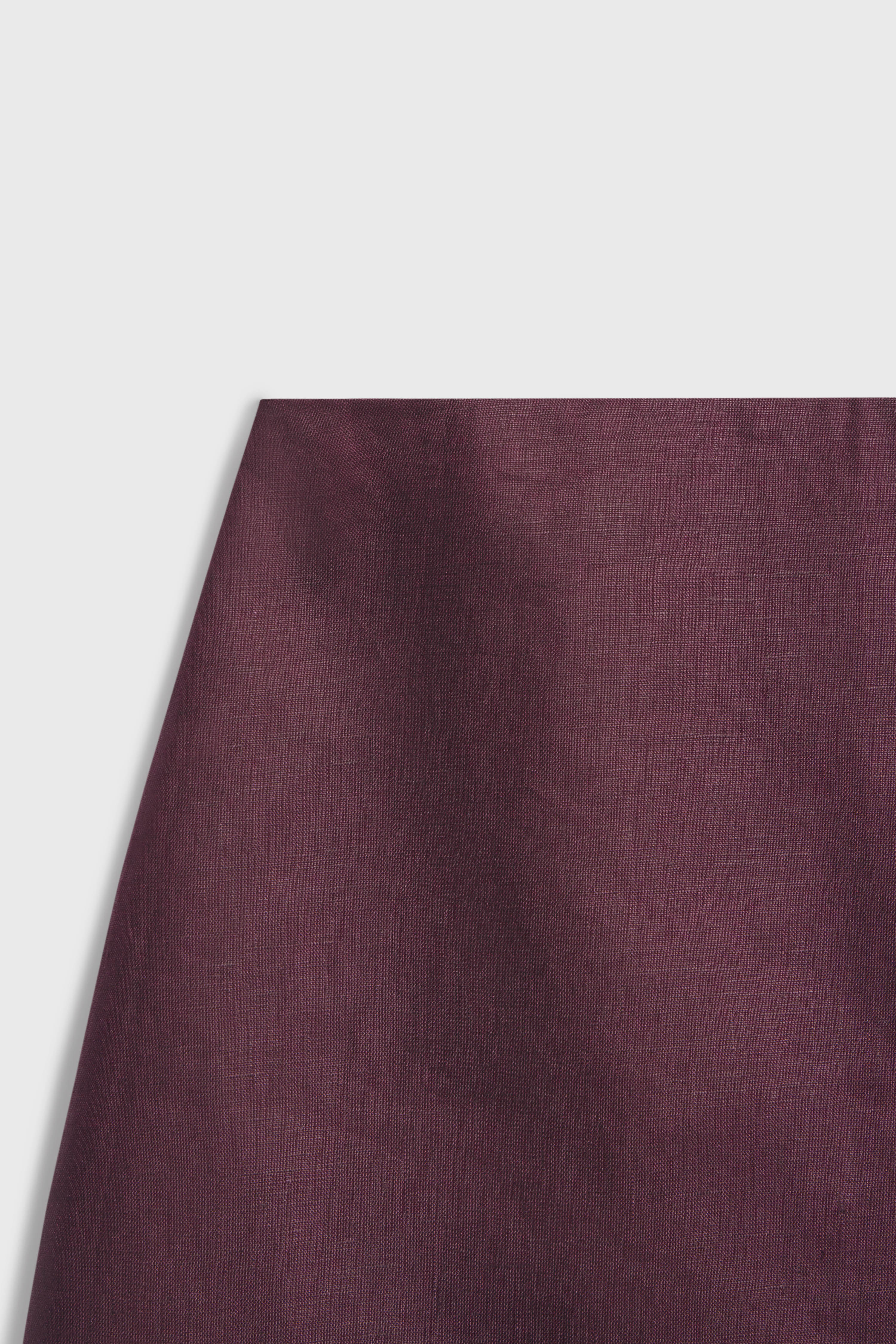 LINEN MINI SKIRT - Image 7
