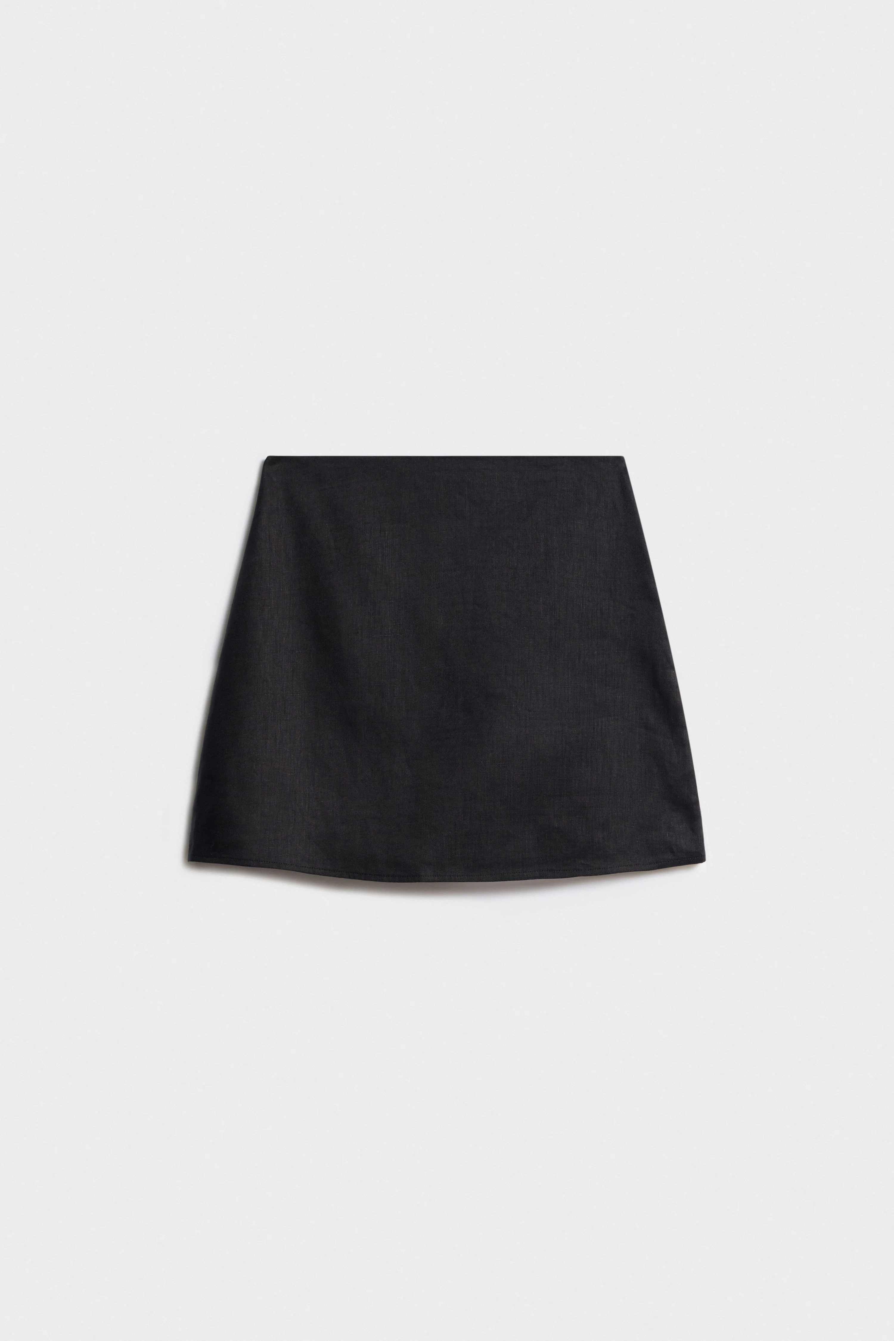 LINEN MINI SKIRT - Image 4