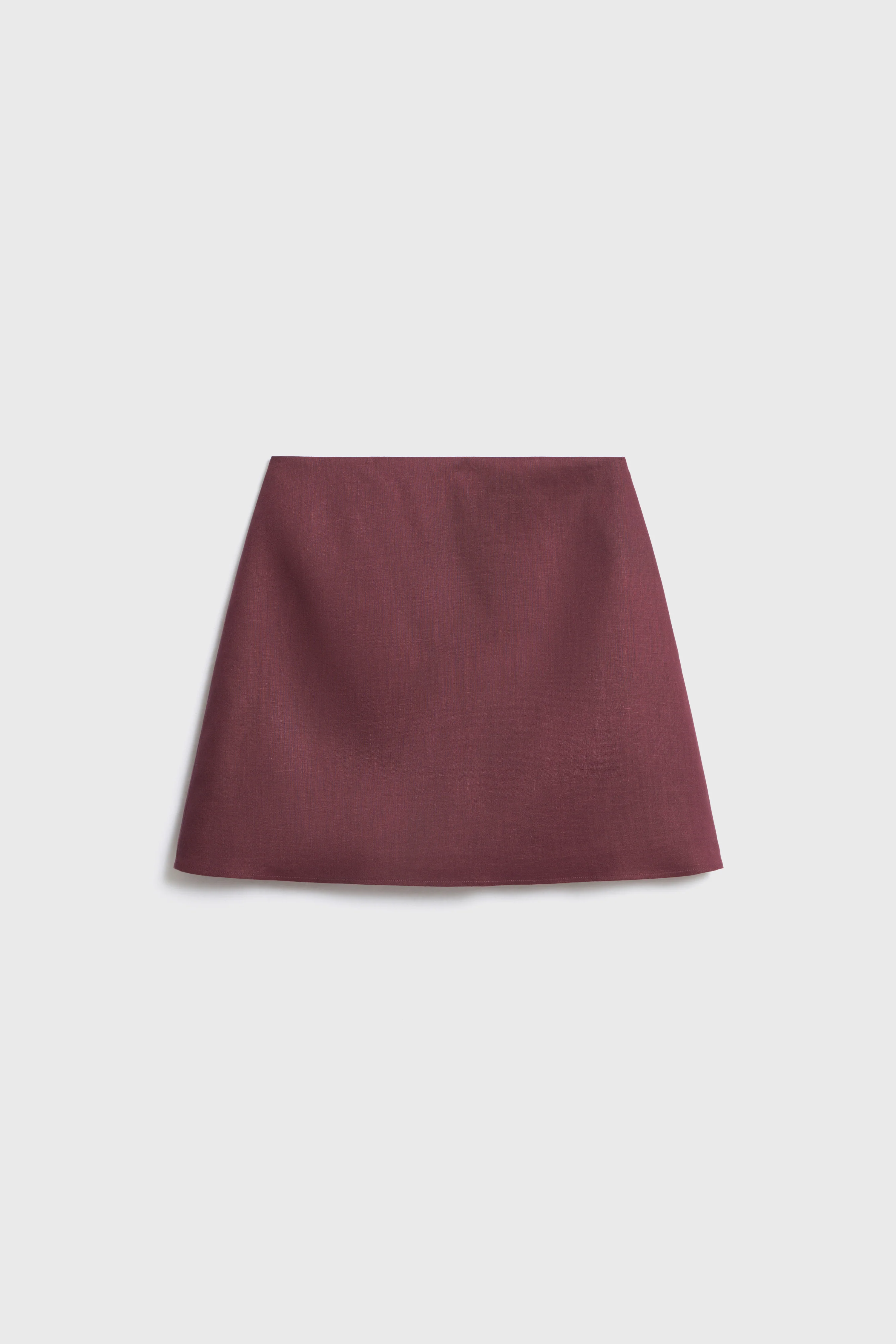 LINEN MINI SKIRT - Image 4