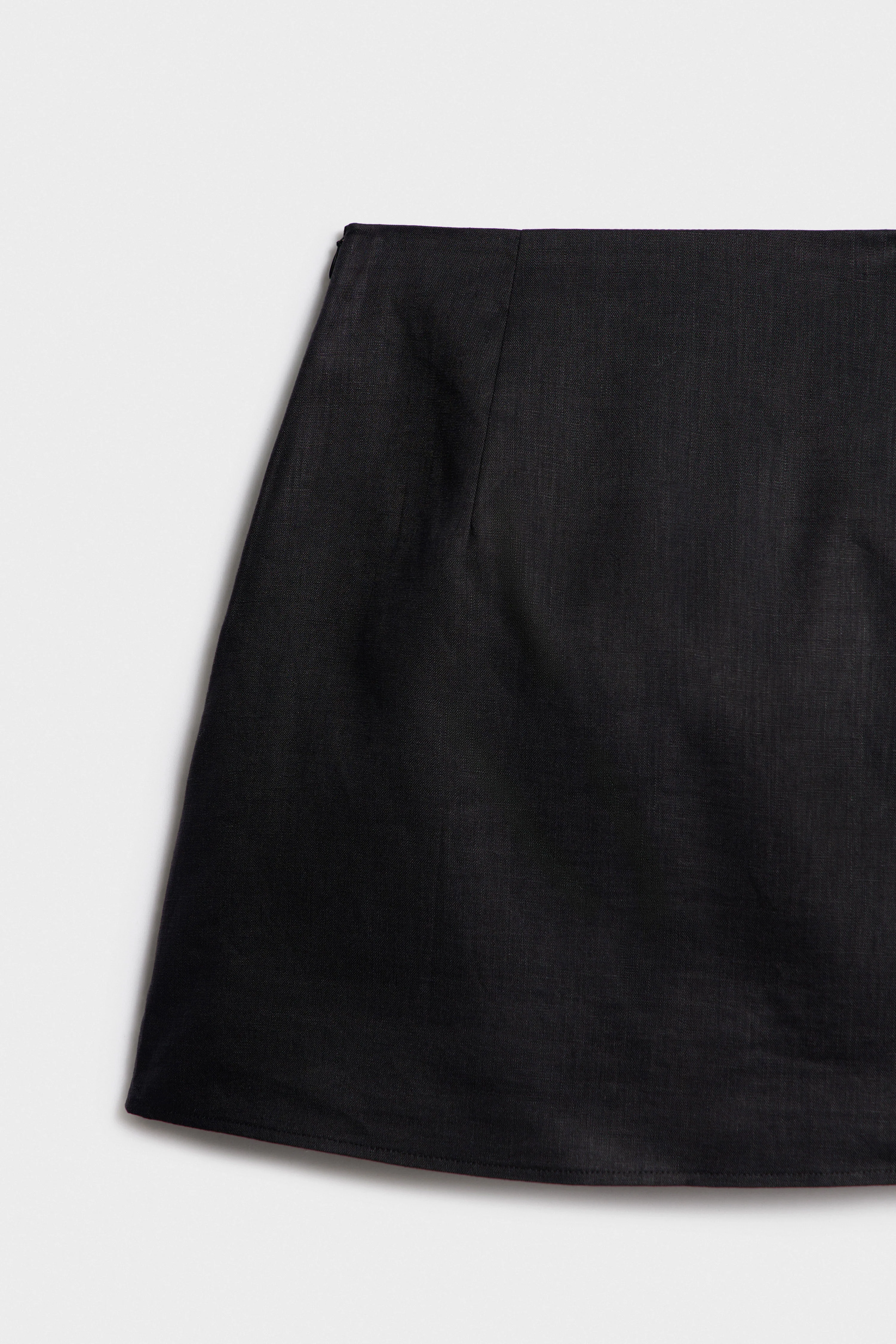 LINEN MINI SKIRT - Image 6