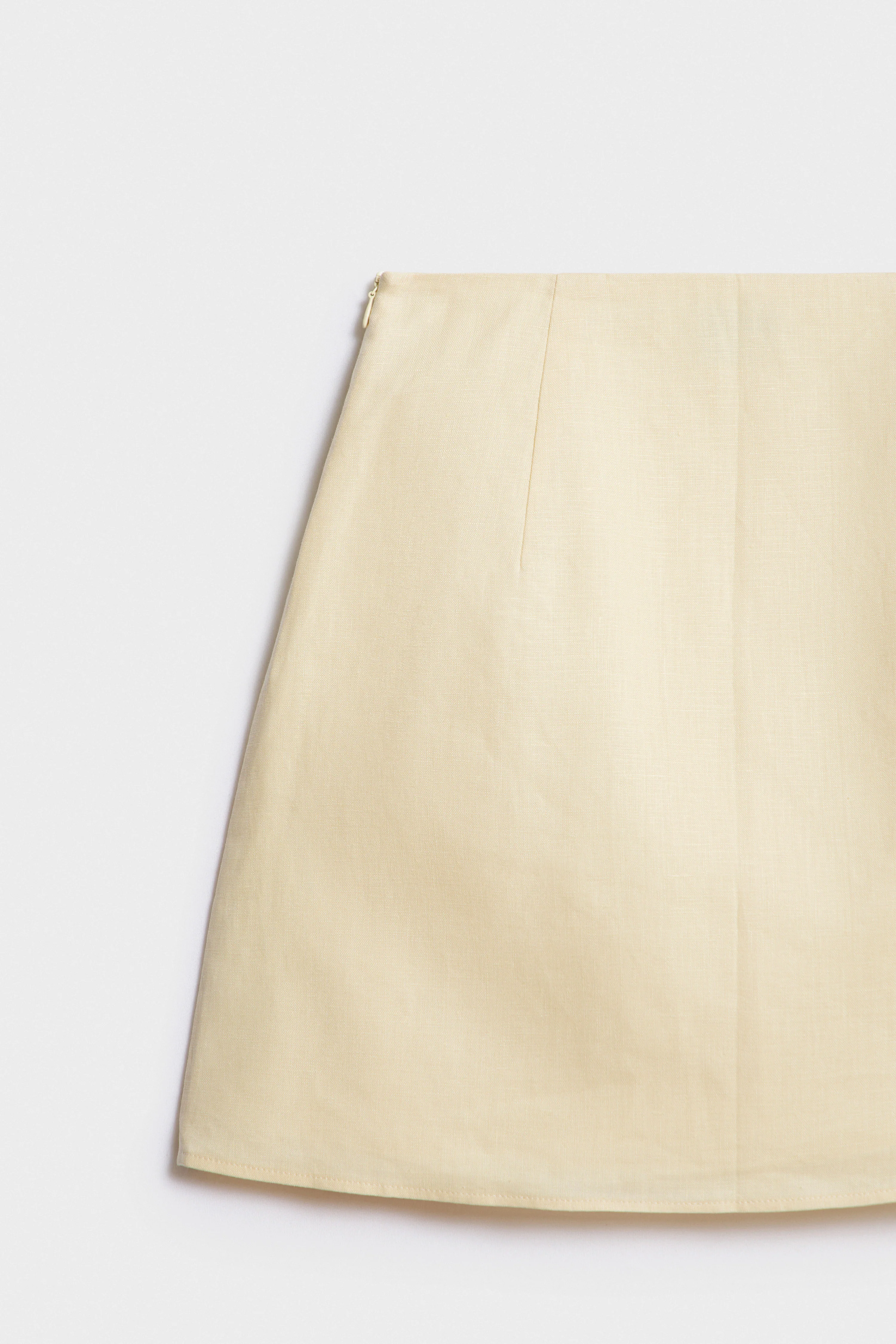 LINEN MINI SKIRT - Image 8