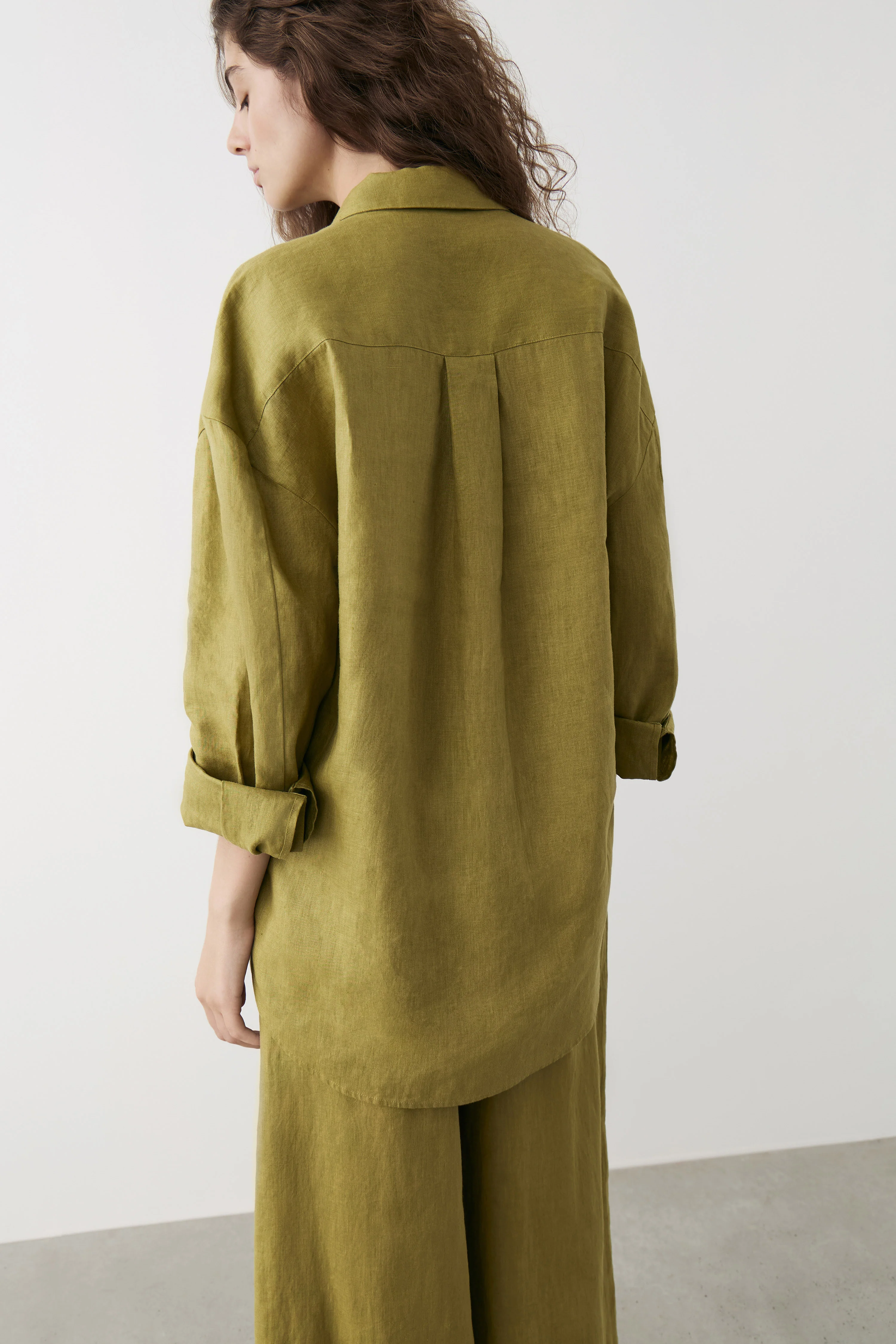 LINEN OVERSIZE SHIRT - Image 4