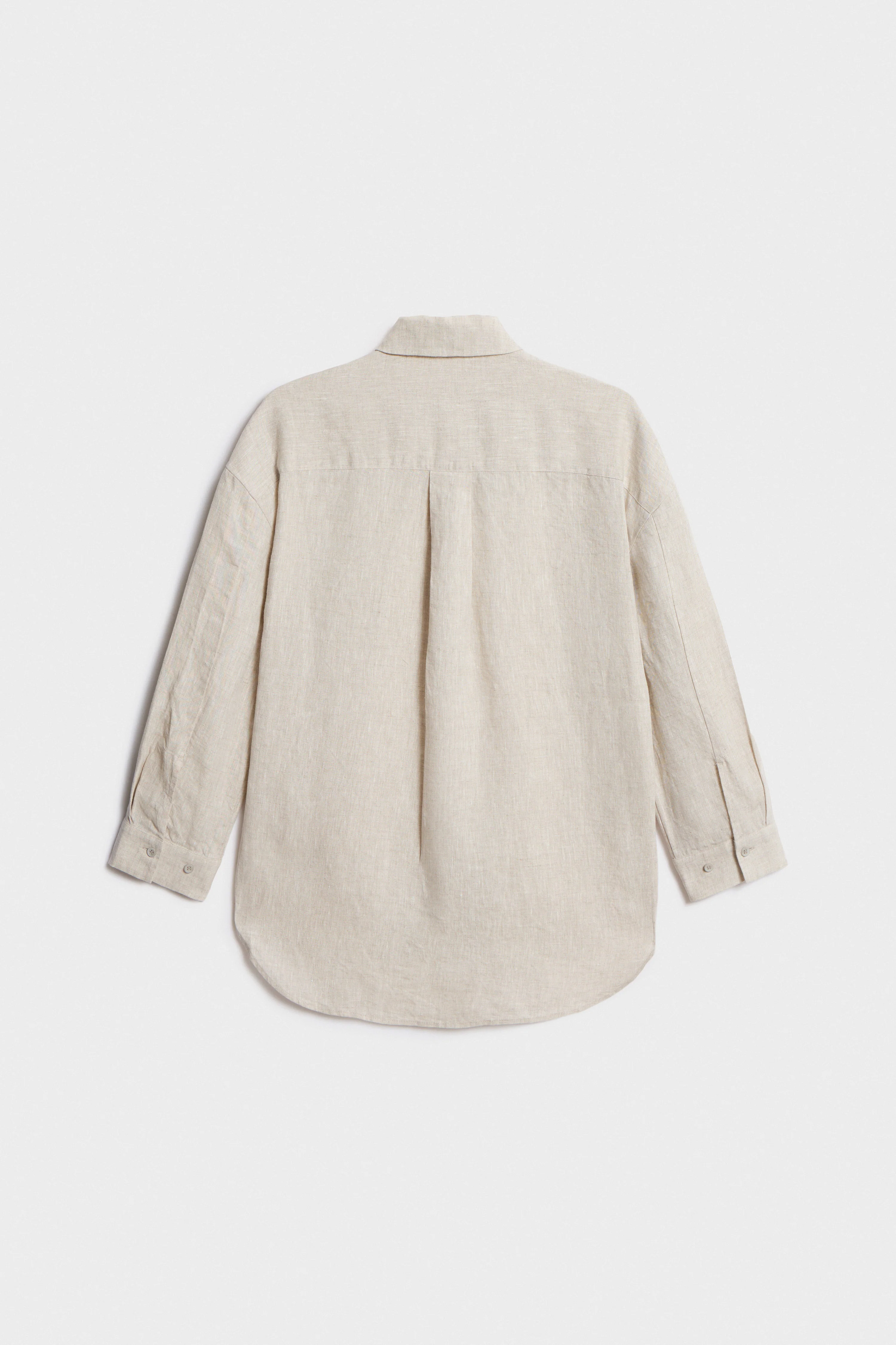 LINEN OVERSIZE SHIRT - Image 6