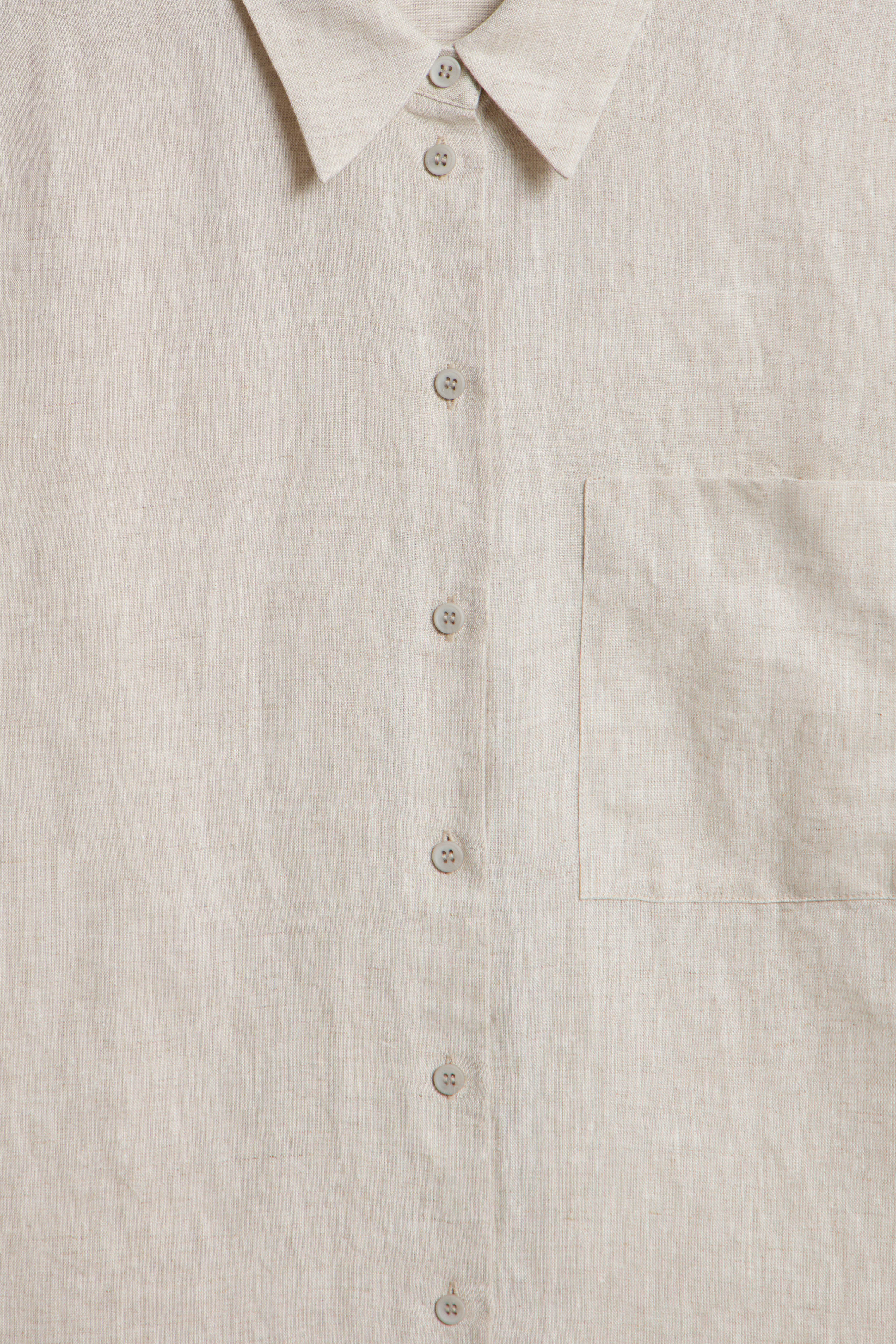 LINEN OVERSIZE SHIRT - Image 7