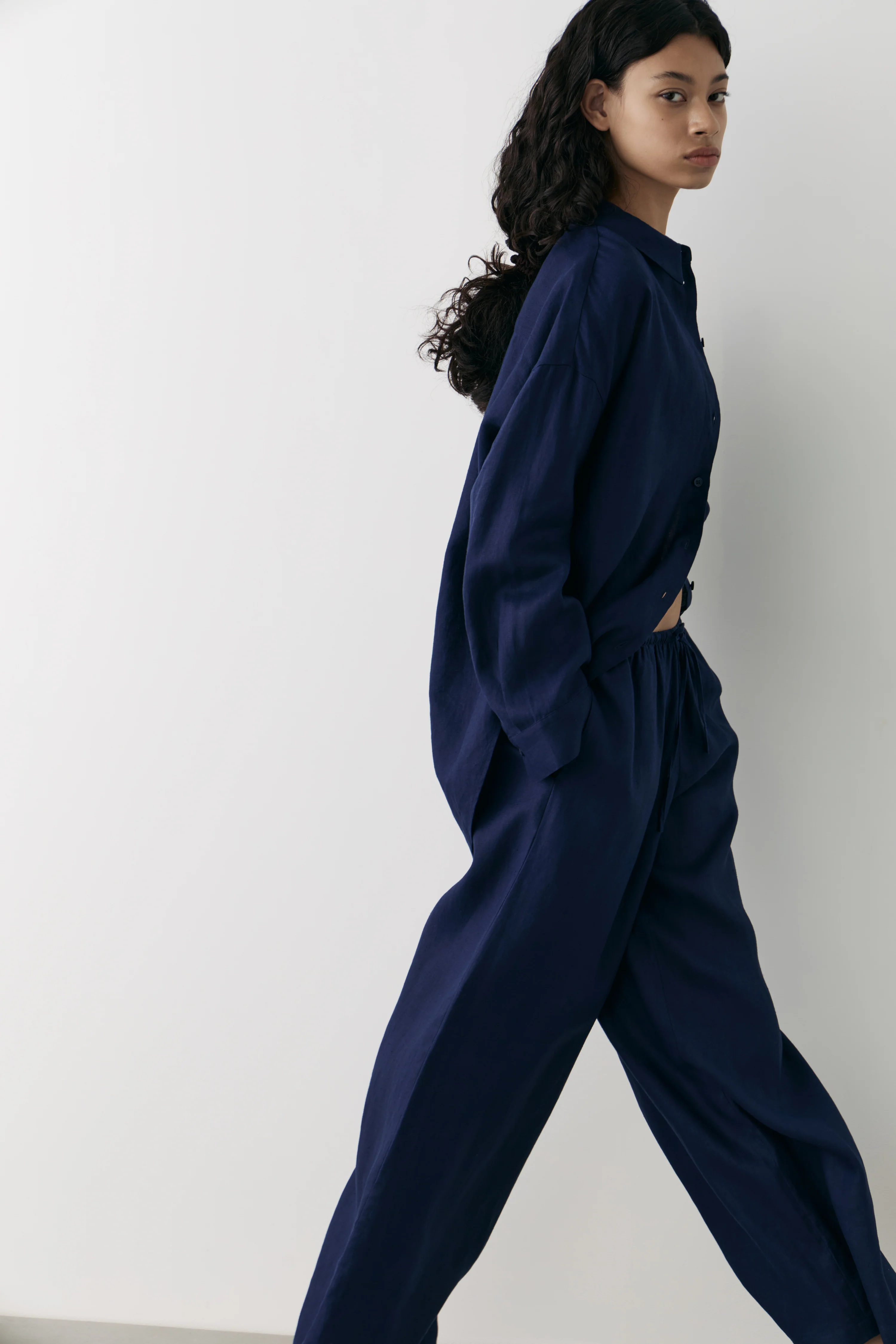 LINEN OVERSIZE SHIRT - Image 2