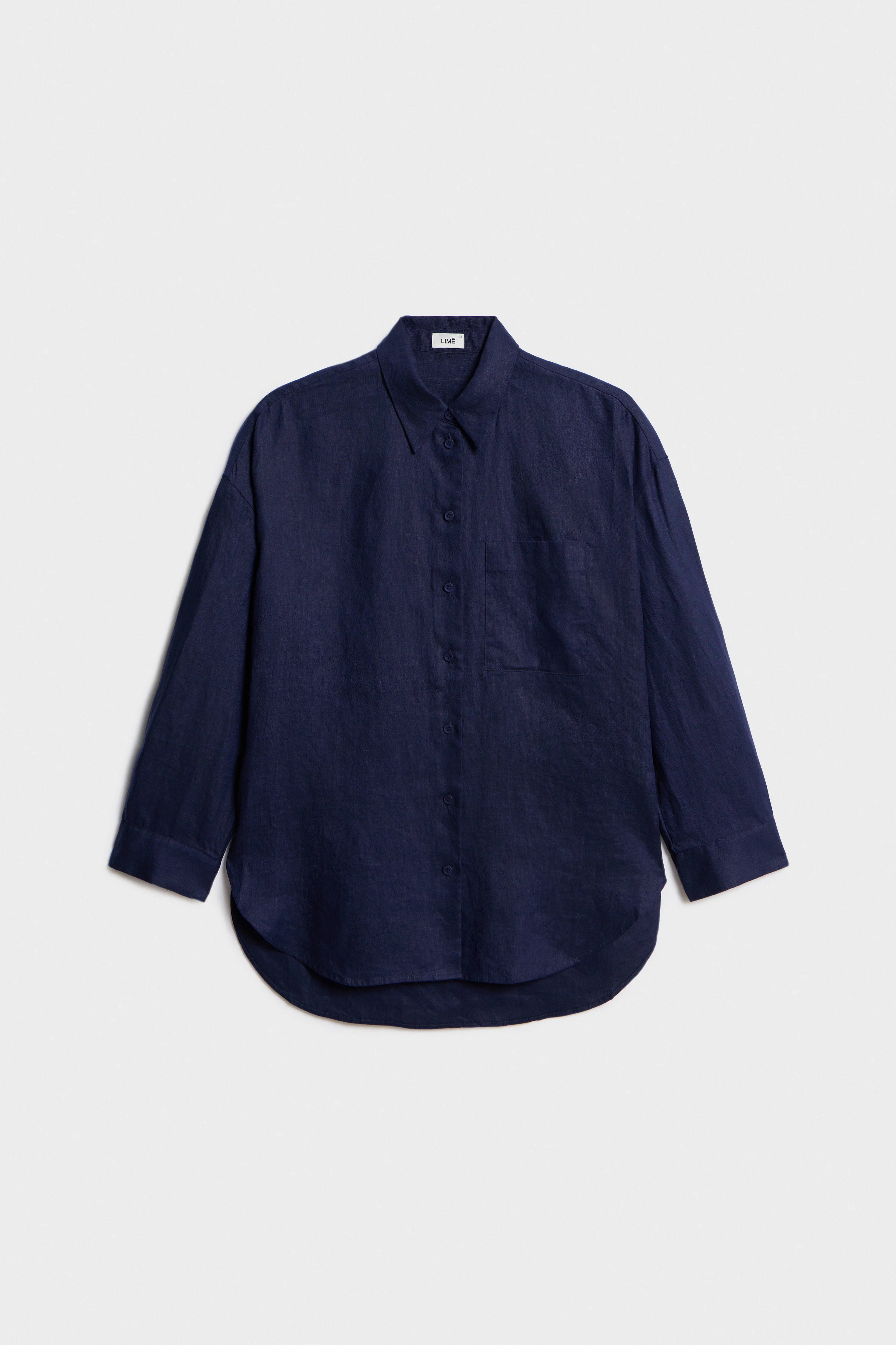 LINEN OVERSIZE SHIRT - Image 4