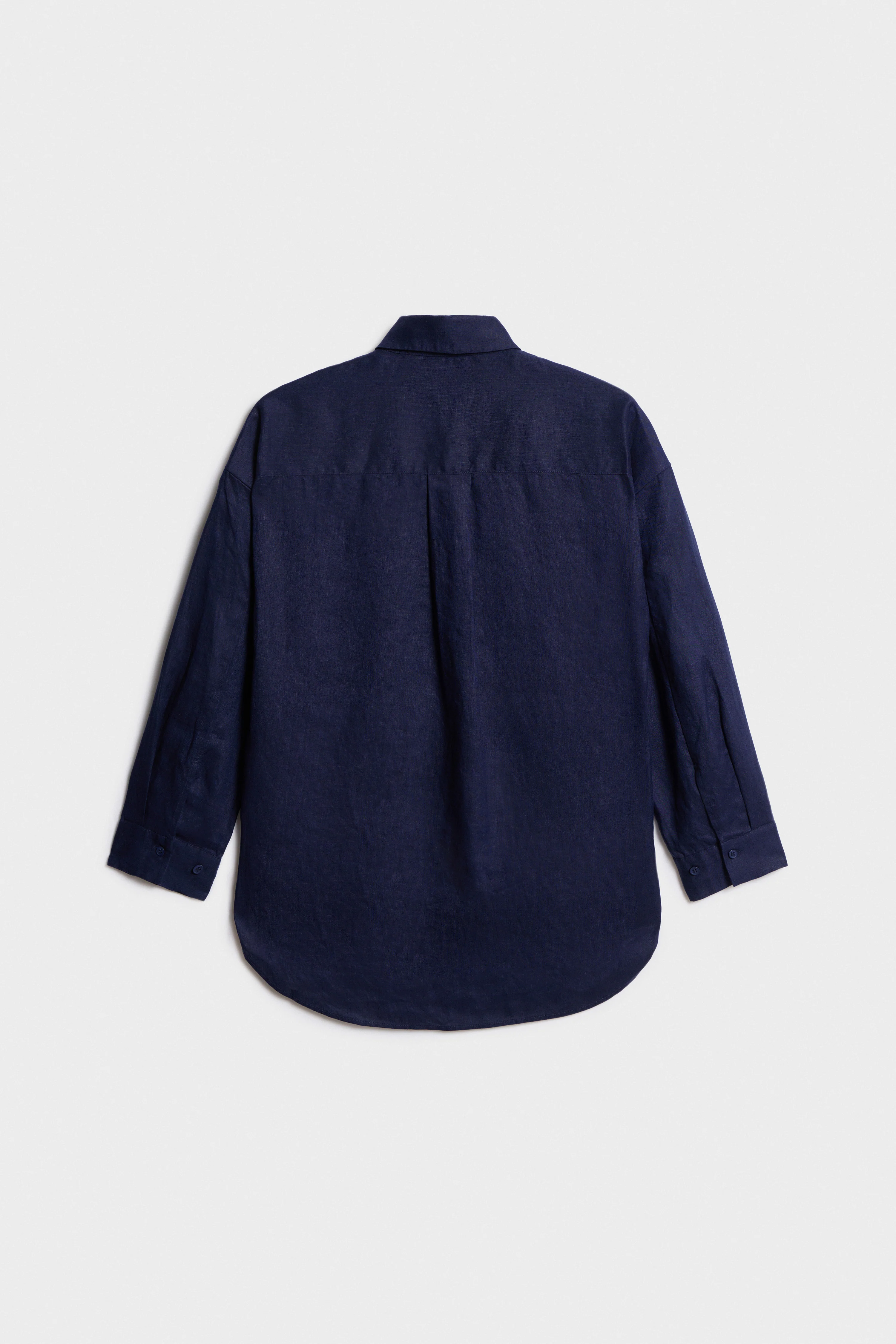 LINEN OVERSIZE SHIRT - Image 5