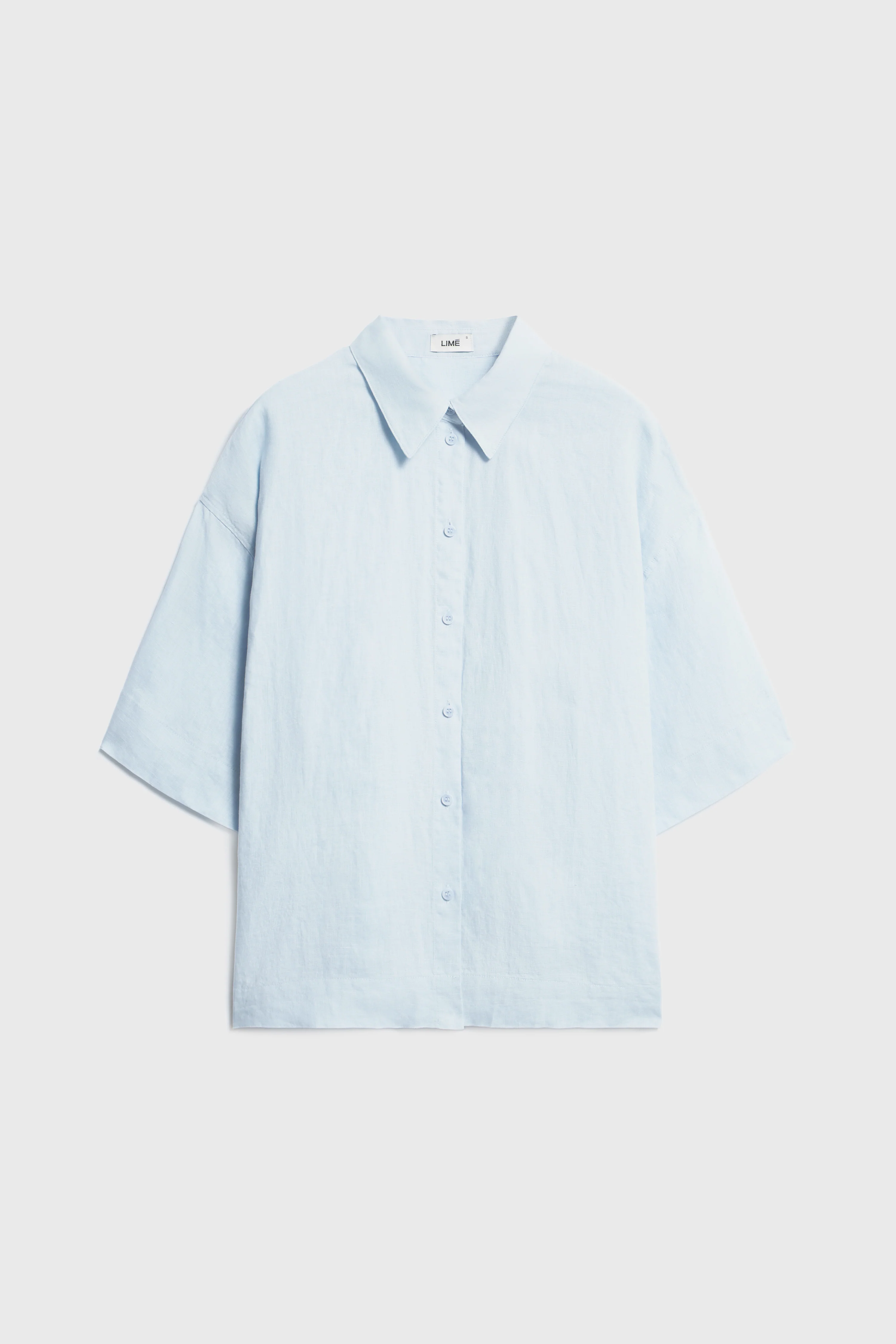 LINEN STRAIGHT FIT SHIRT - Image 5