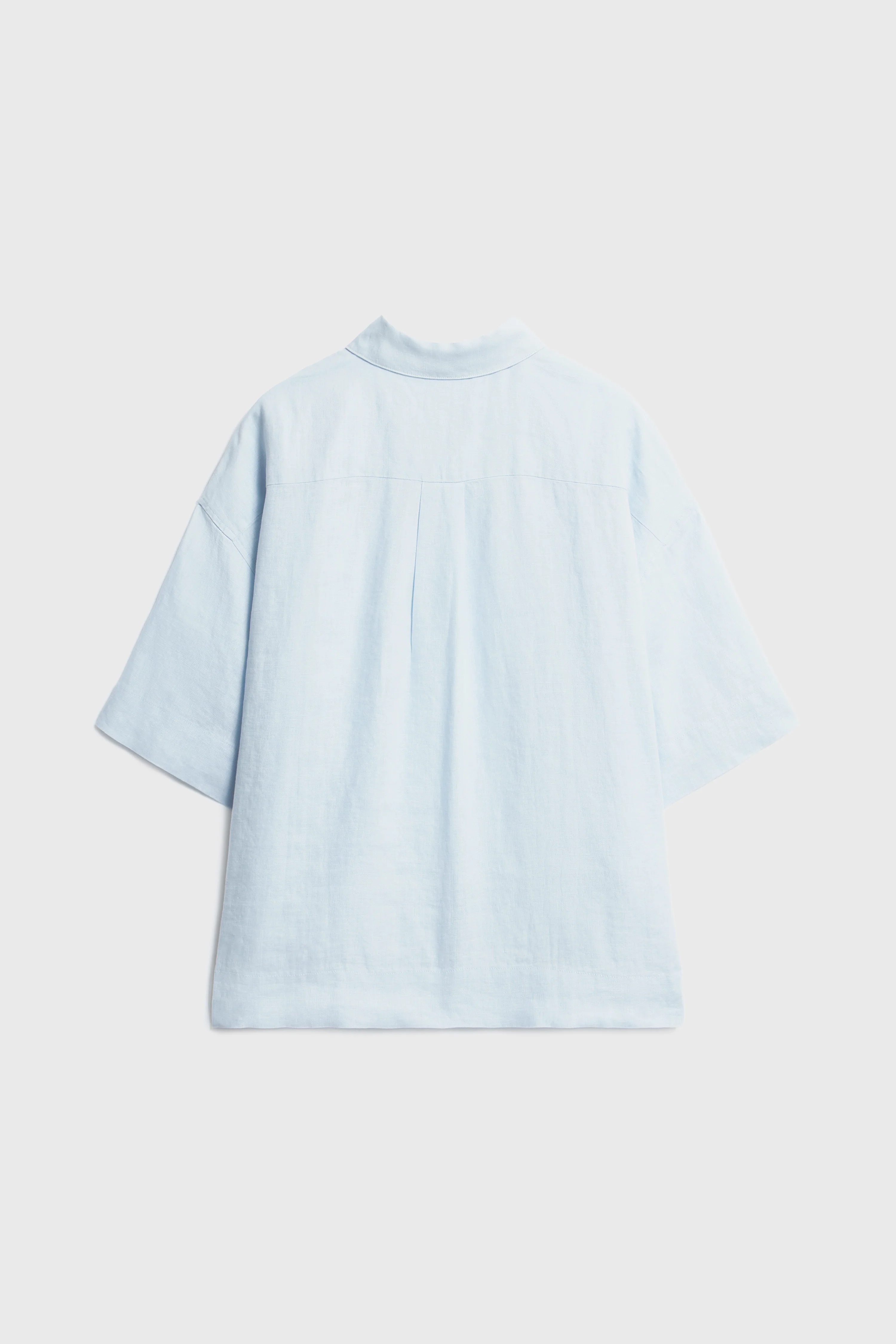 LINEN STRAIGHT FIT SHIRT - Image 6