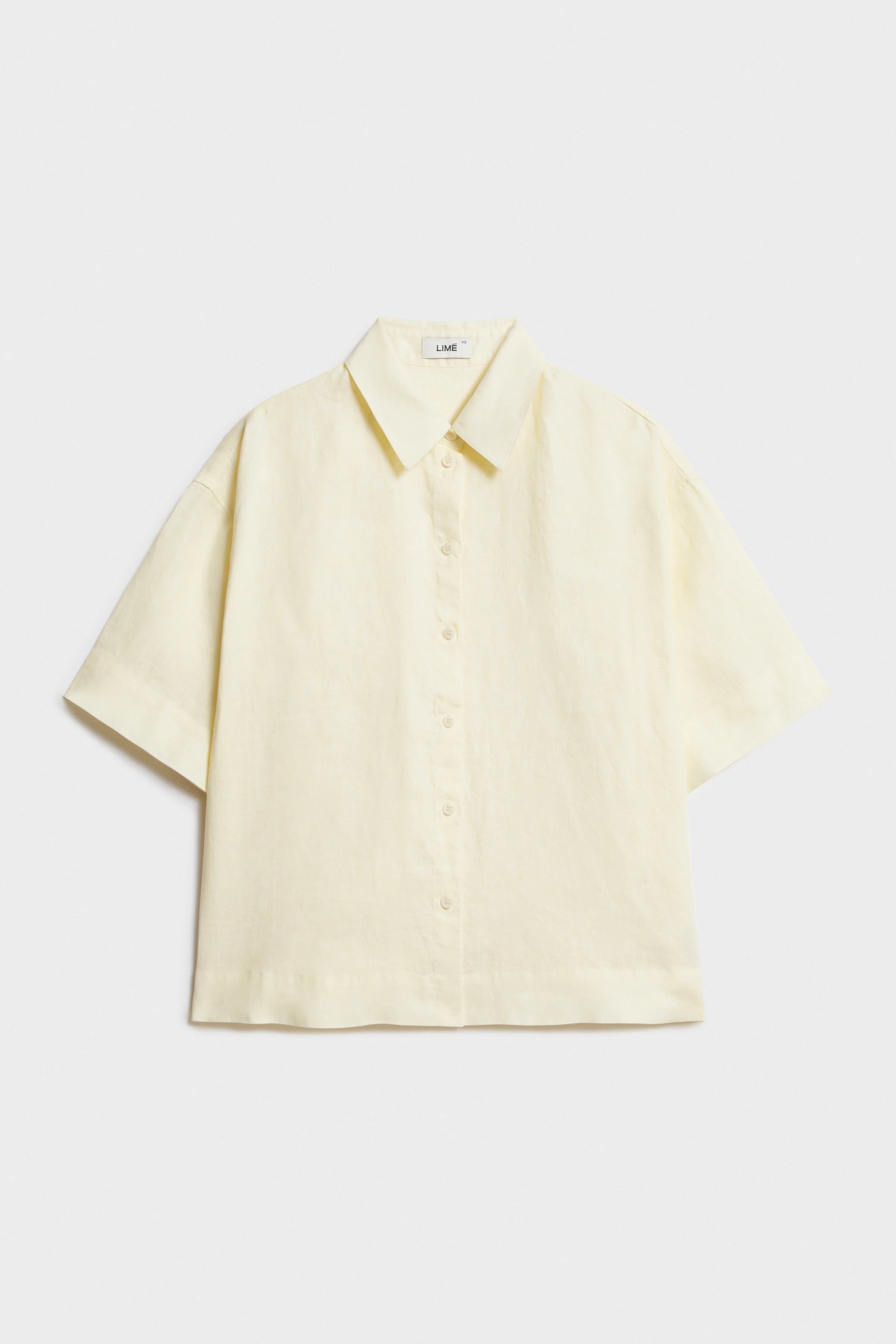 LINEN STRAIGHT FIT SHIRT - Image 5