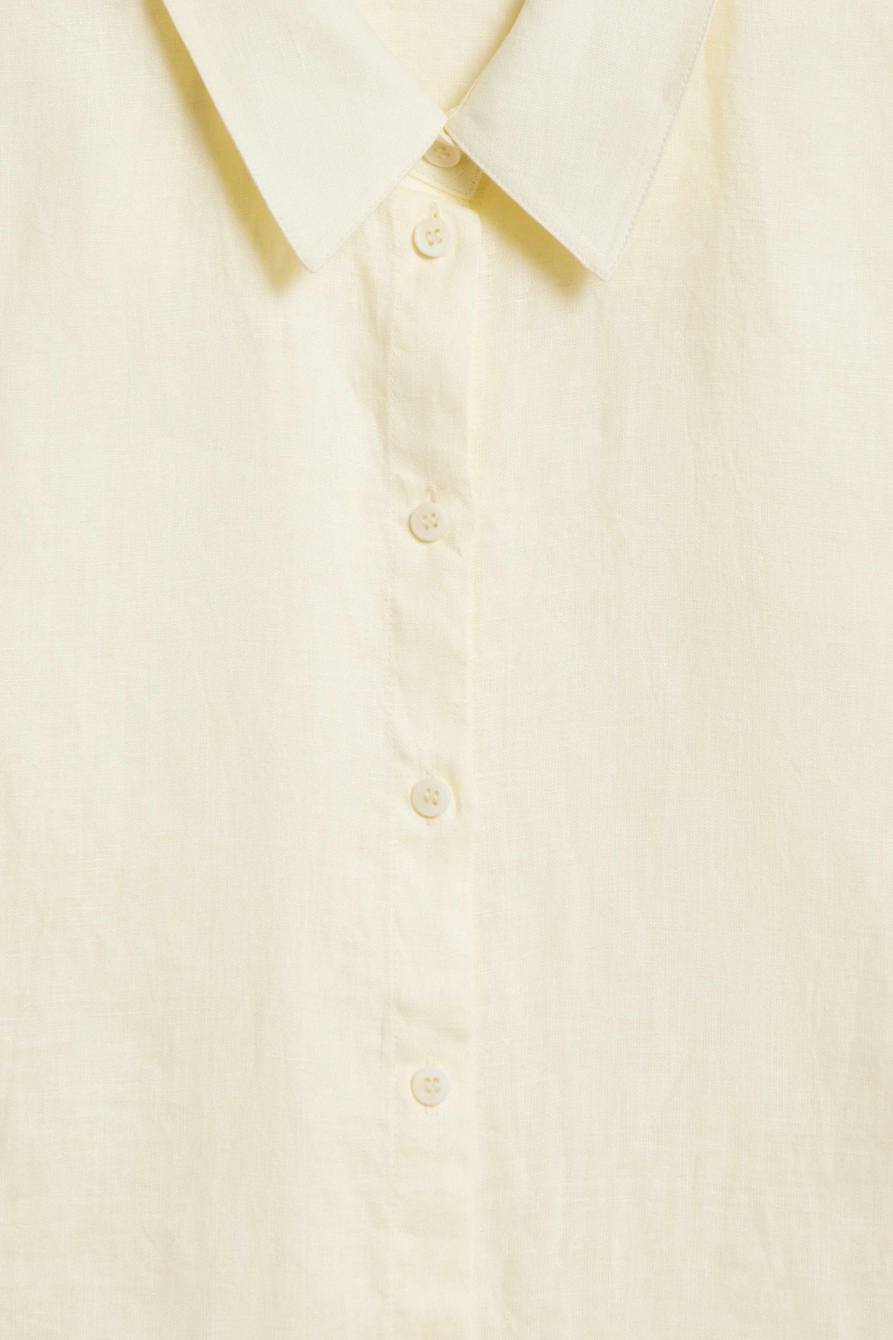 LINEN STRAIGHT FIT SHIRT - Image 7