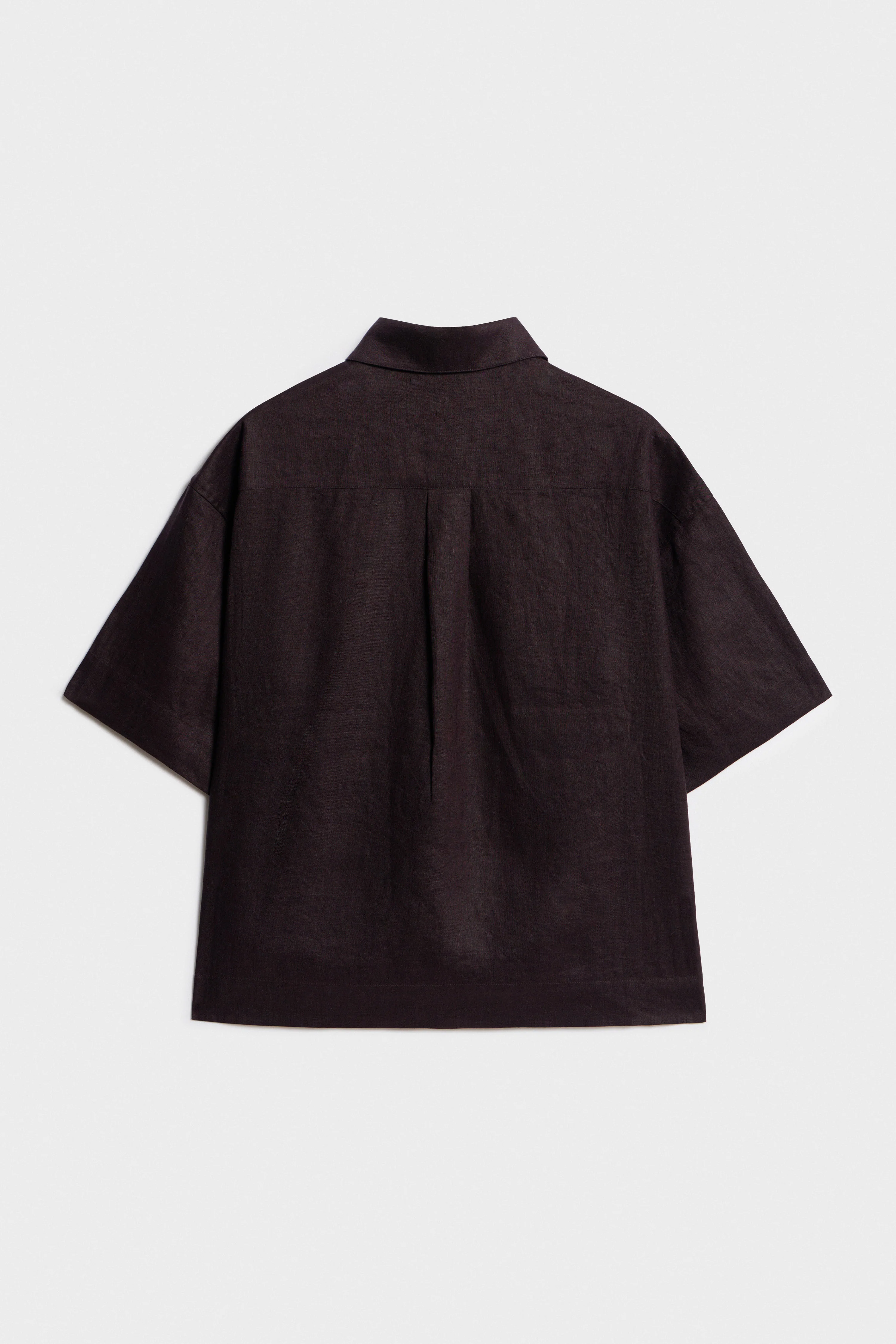 LINEN STRAIGHT FIT SHIRT - Image 7