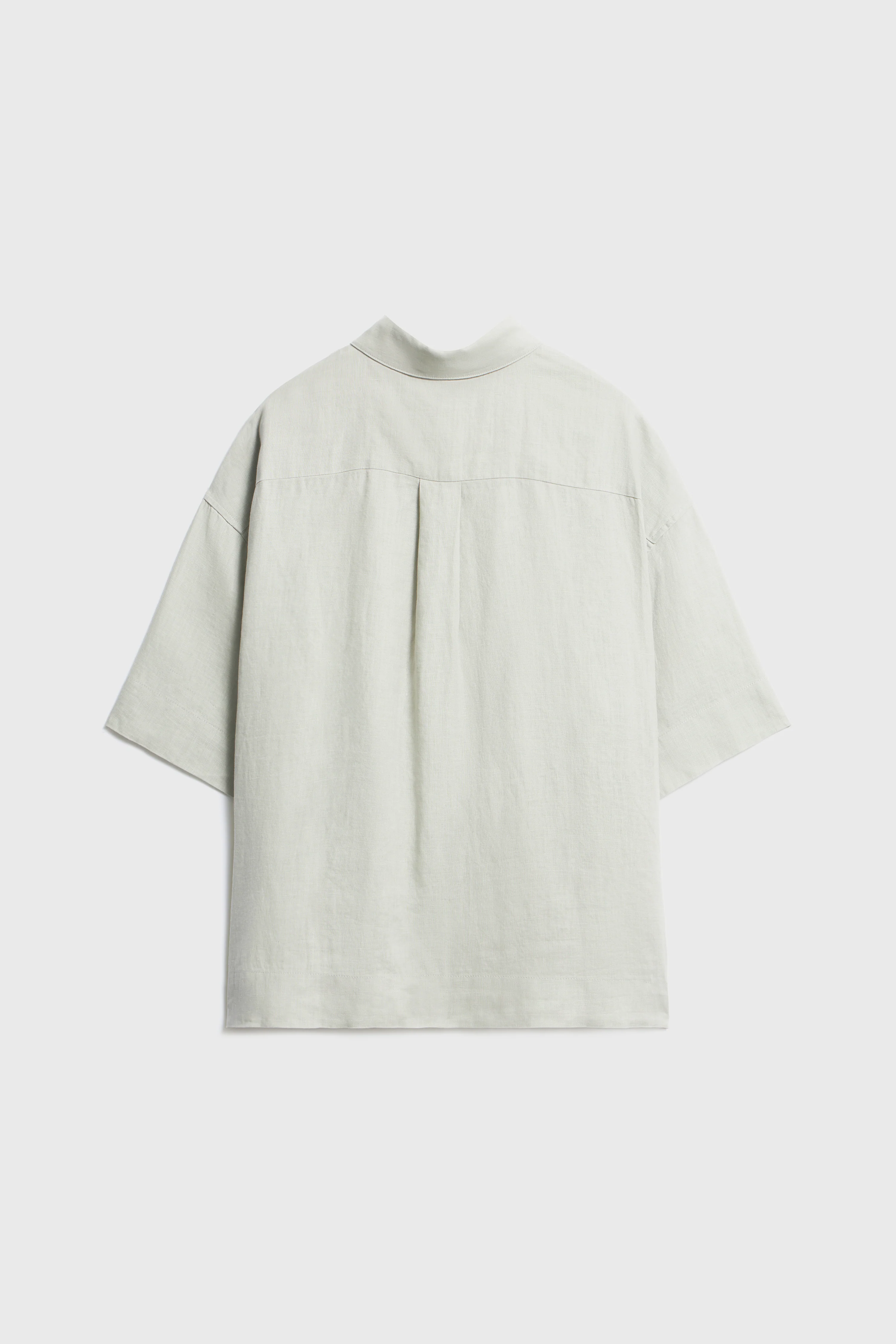 LINEN STRAIGHT FIT SHIRT - Image 6