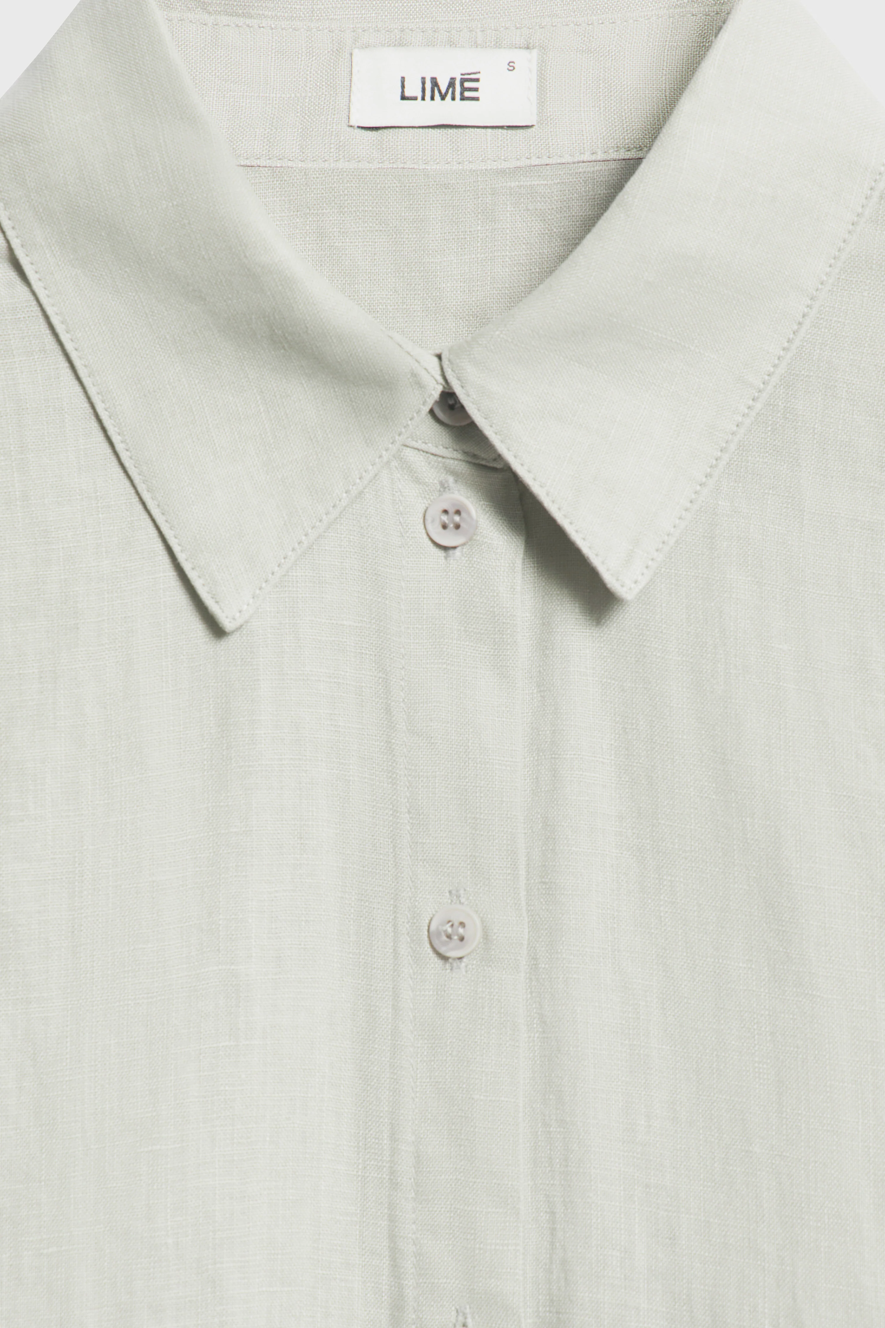 LINEN STRAIGHT FIT SHIRT - Image 7
