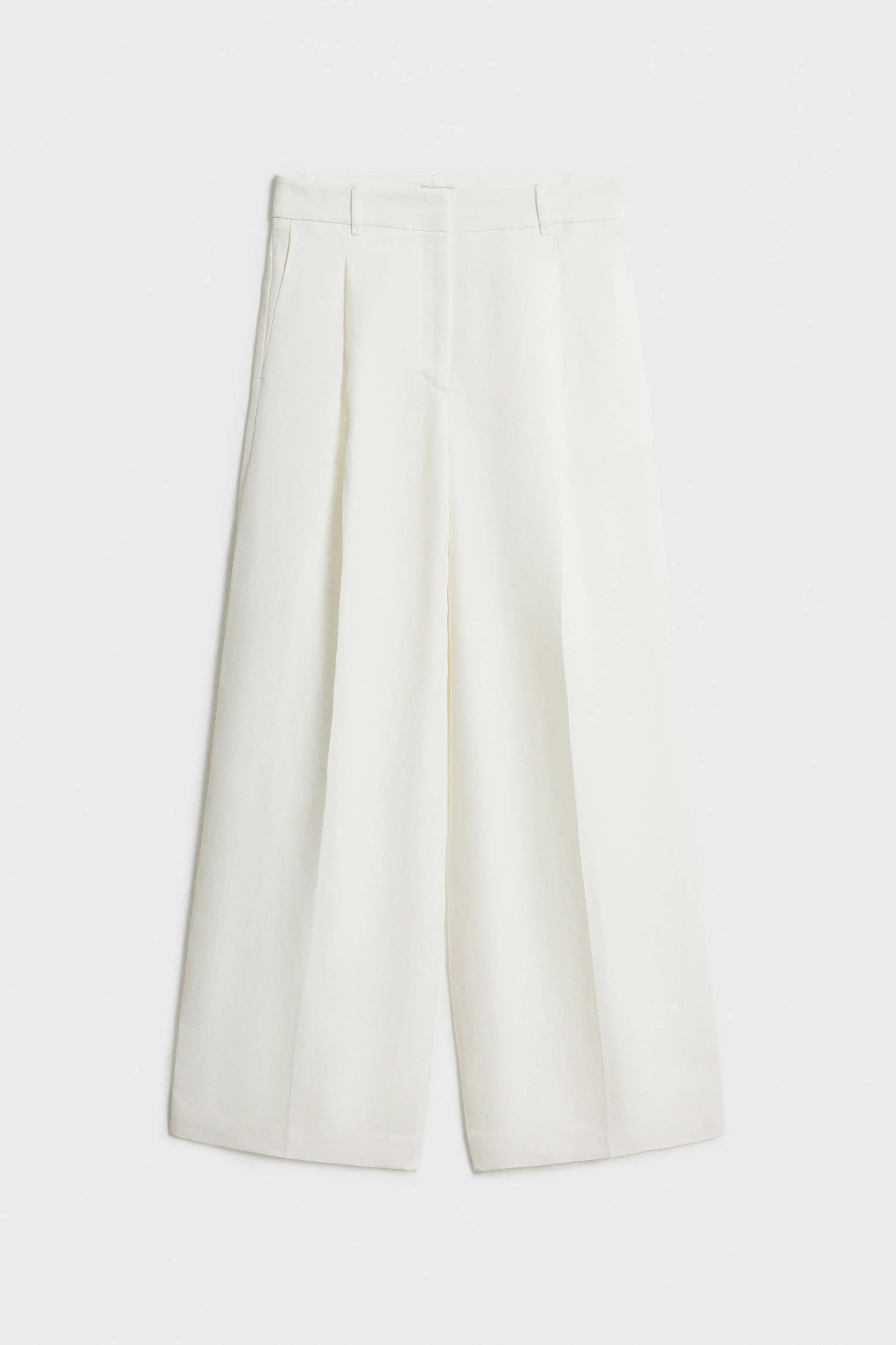 LYOCELL-LINEN TROUSERS WITH DARTS - Image 5