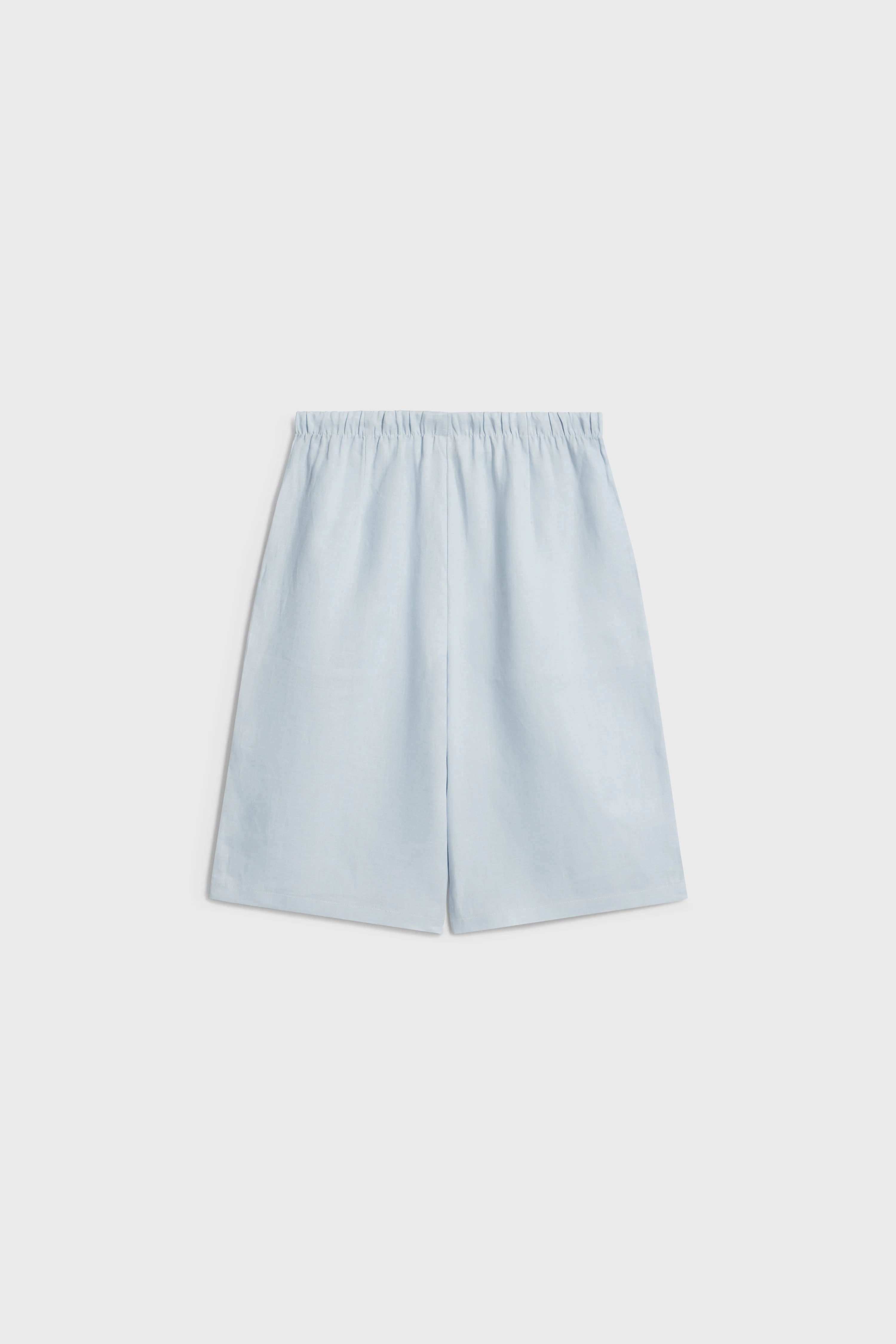 LINEN WIDE-LEG SHORTS - Image 6
