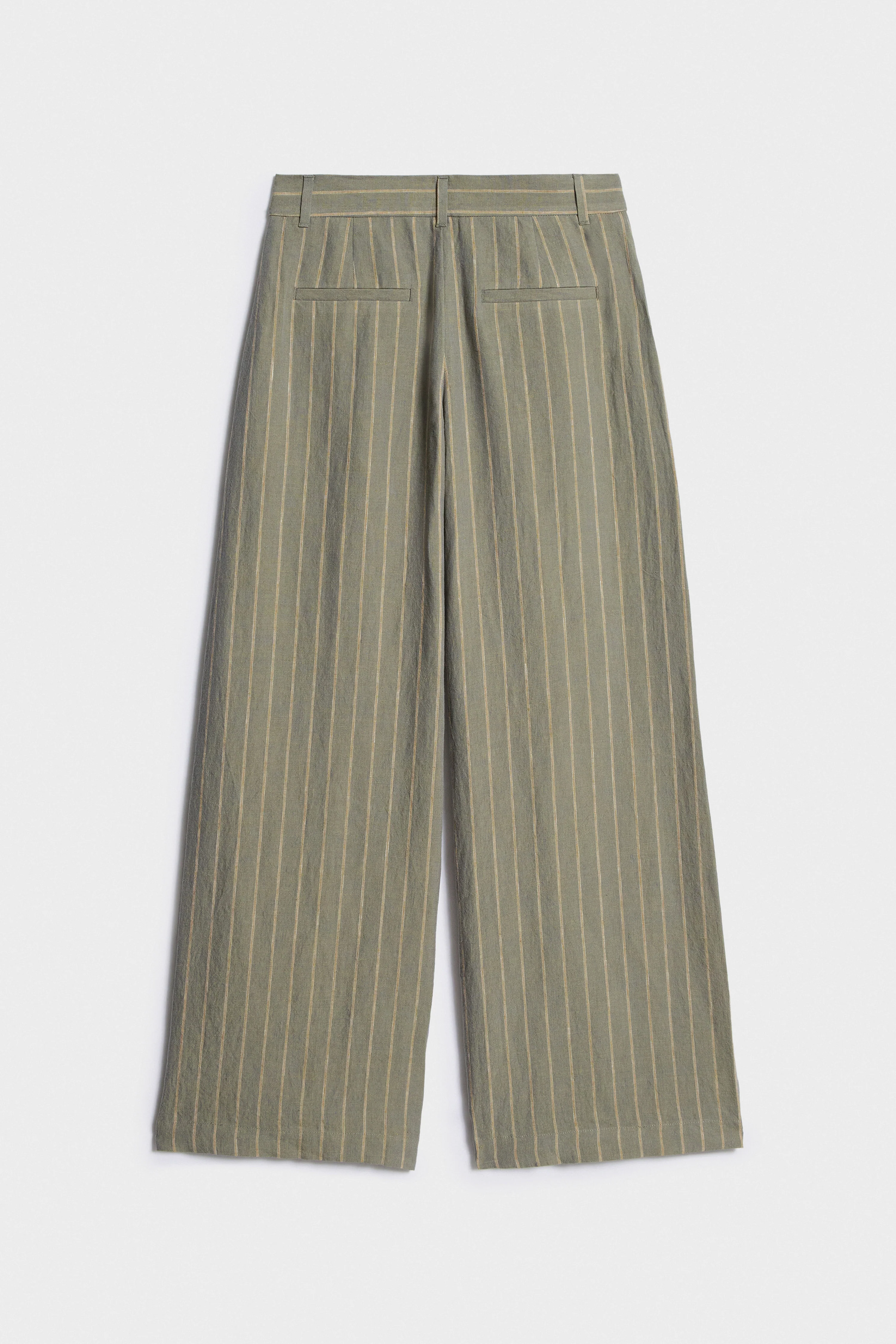 LINEN WIDE TROUSERS - Image 6