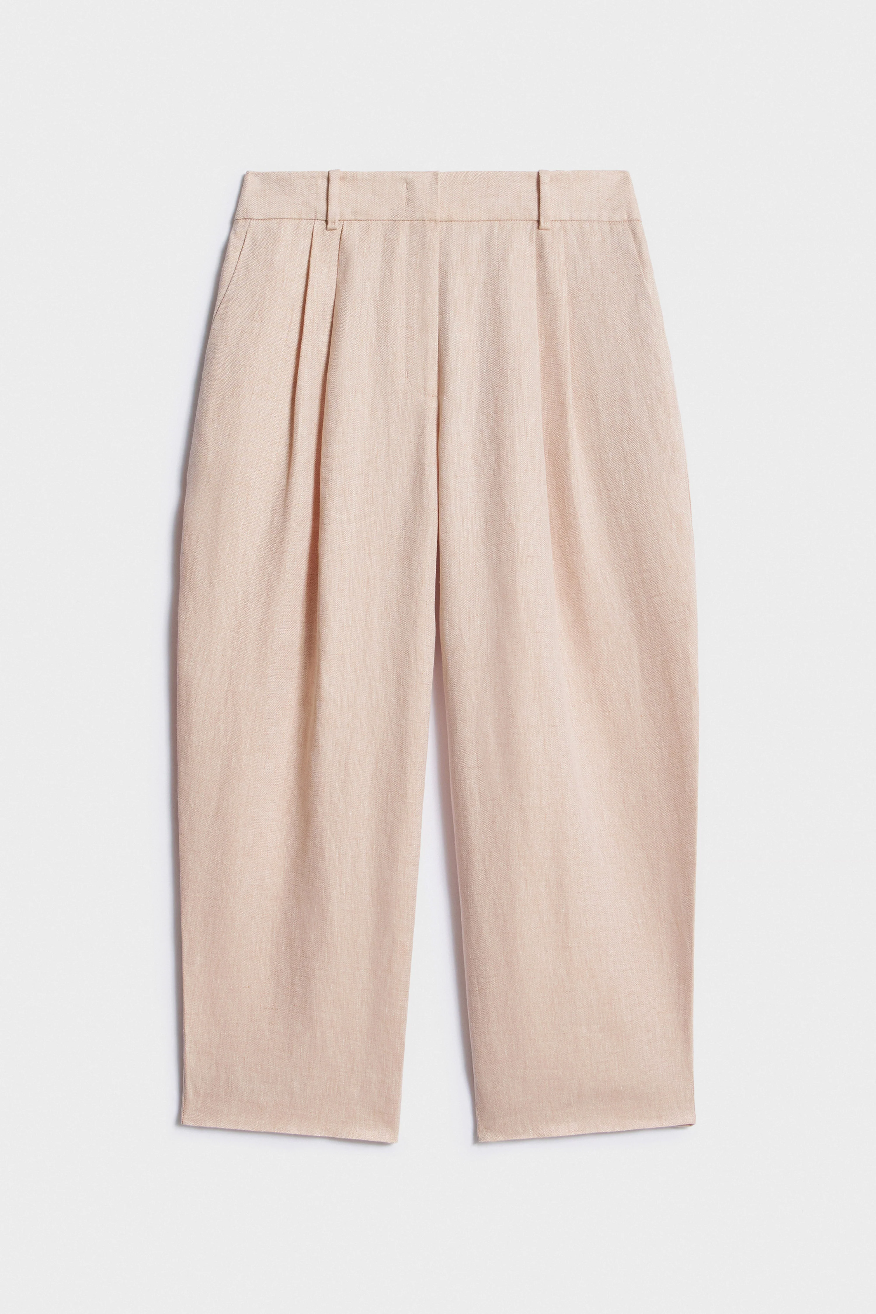 LINEN WIDE TROUSERS - Image 4