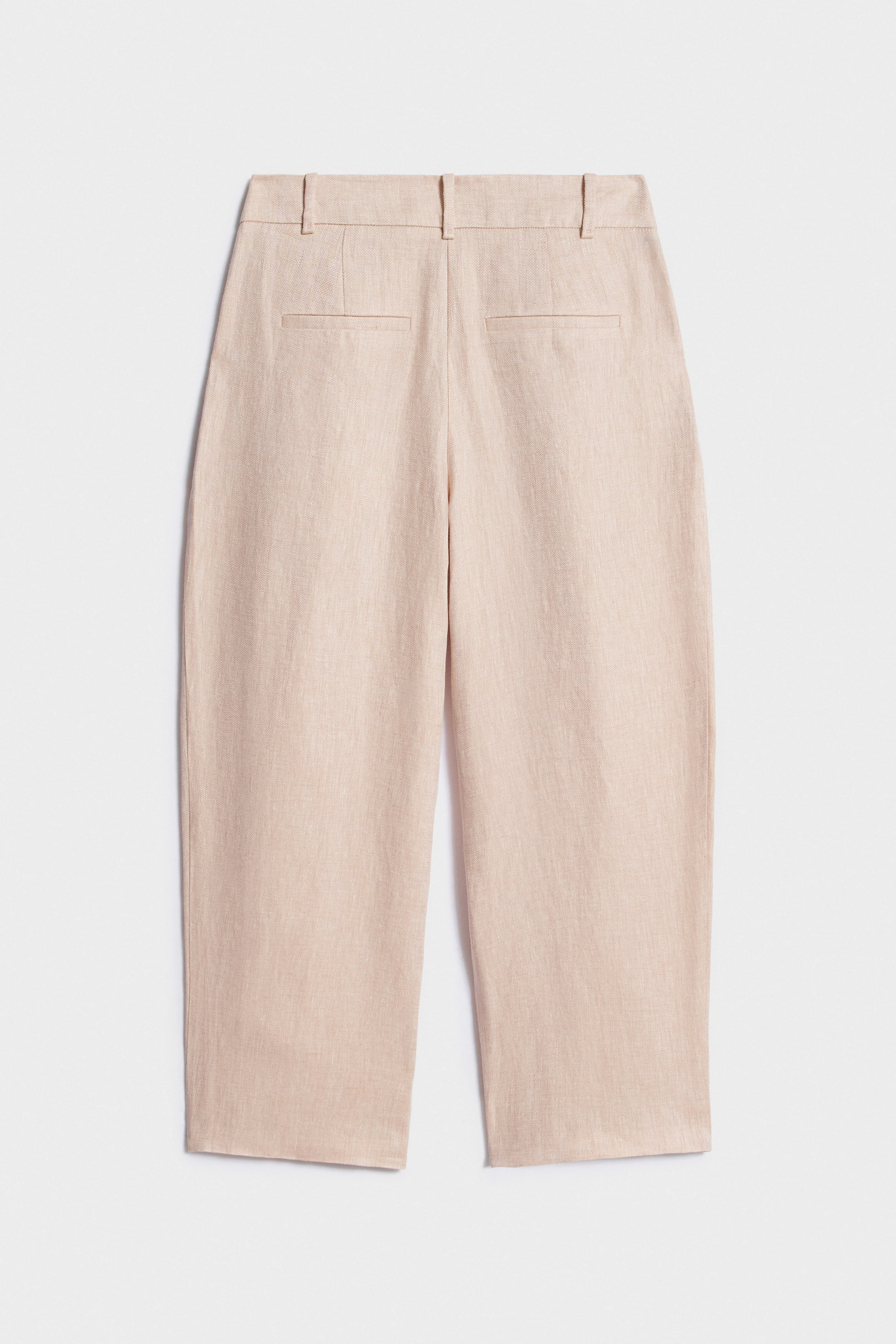 LINEN WIDE TROUSERS - Image 5