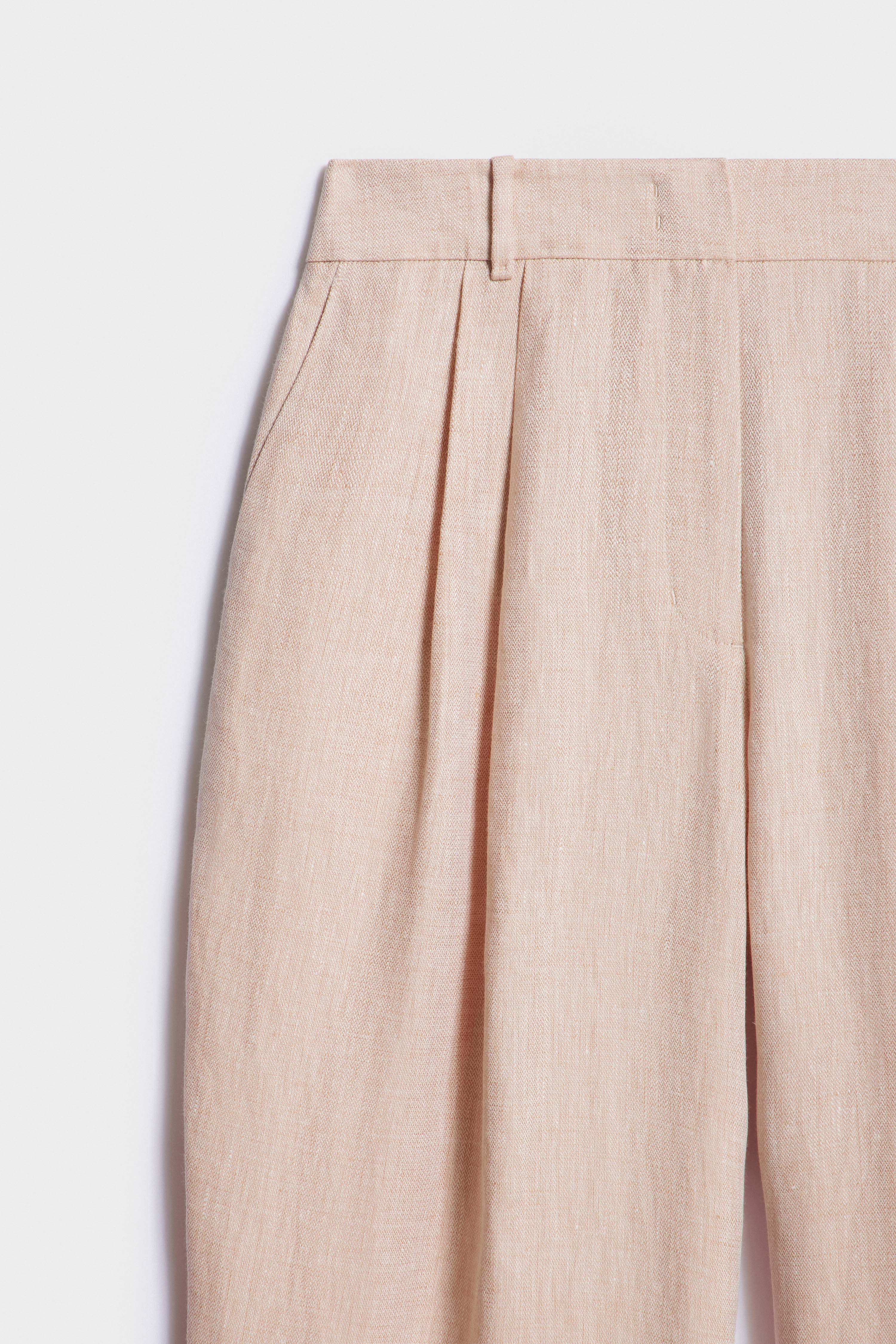 LINEN WIDE TROUSERS - Image 6