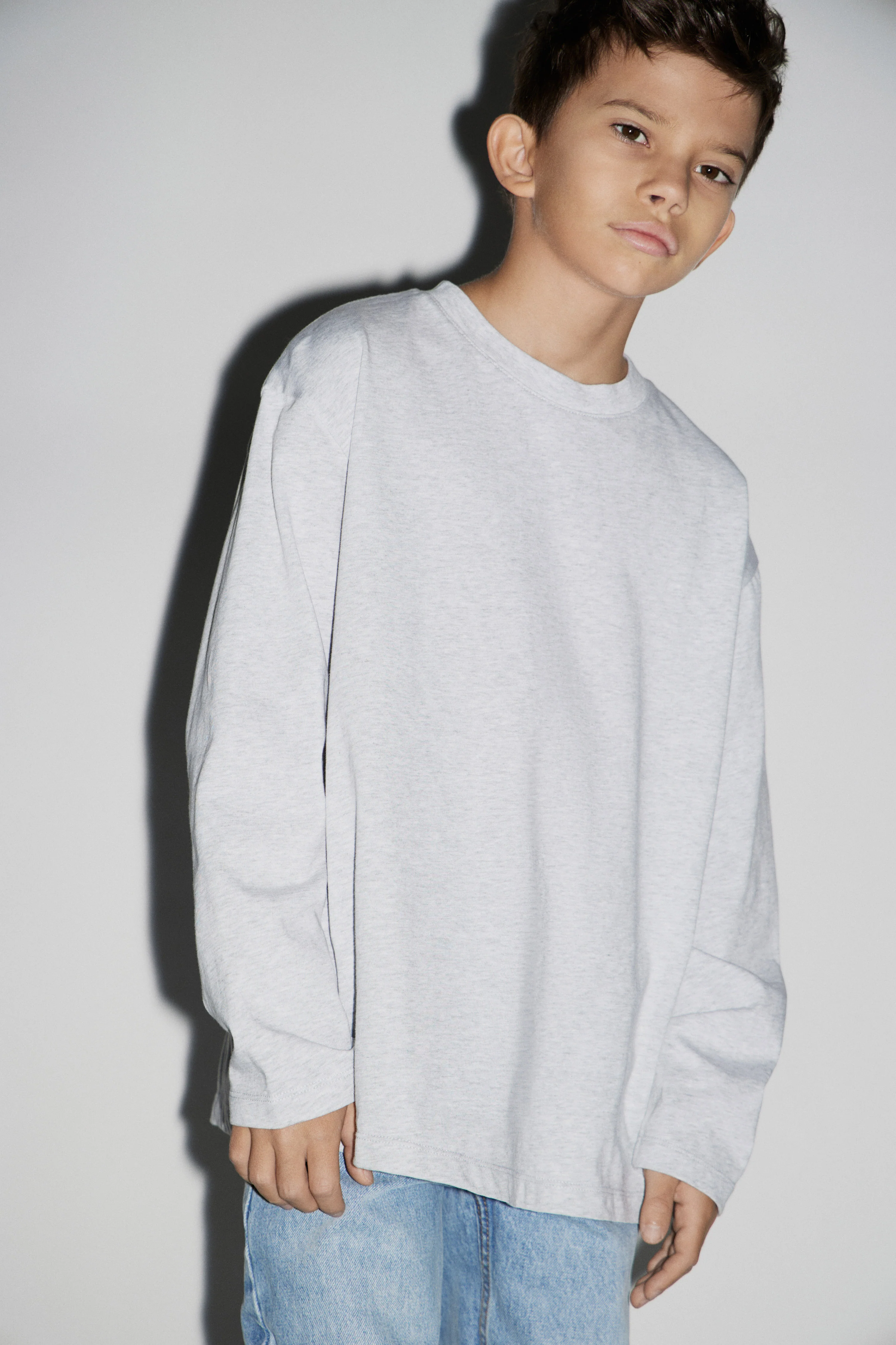 LONG-SLEEVED COTTON T-SHIRT - Image 3