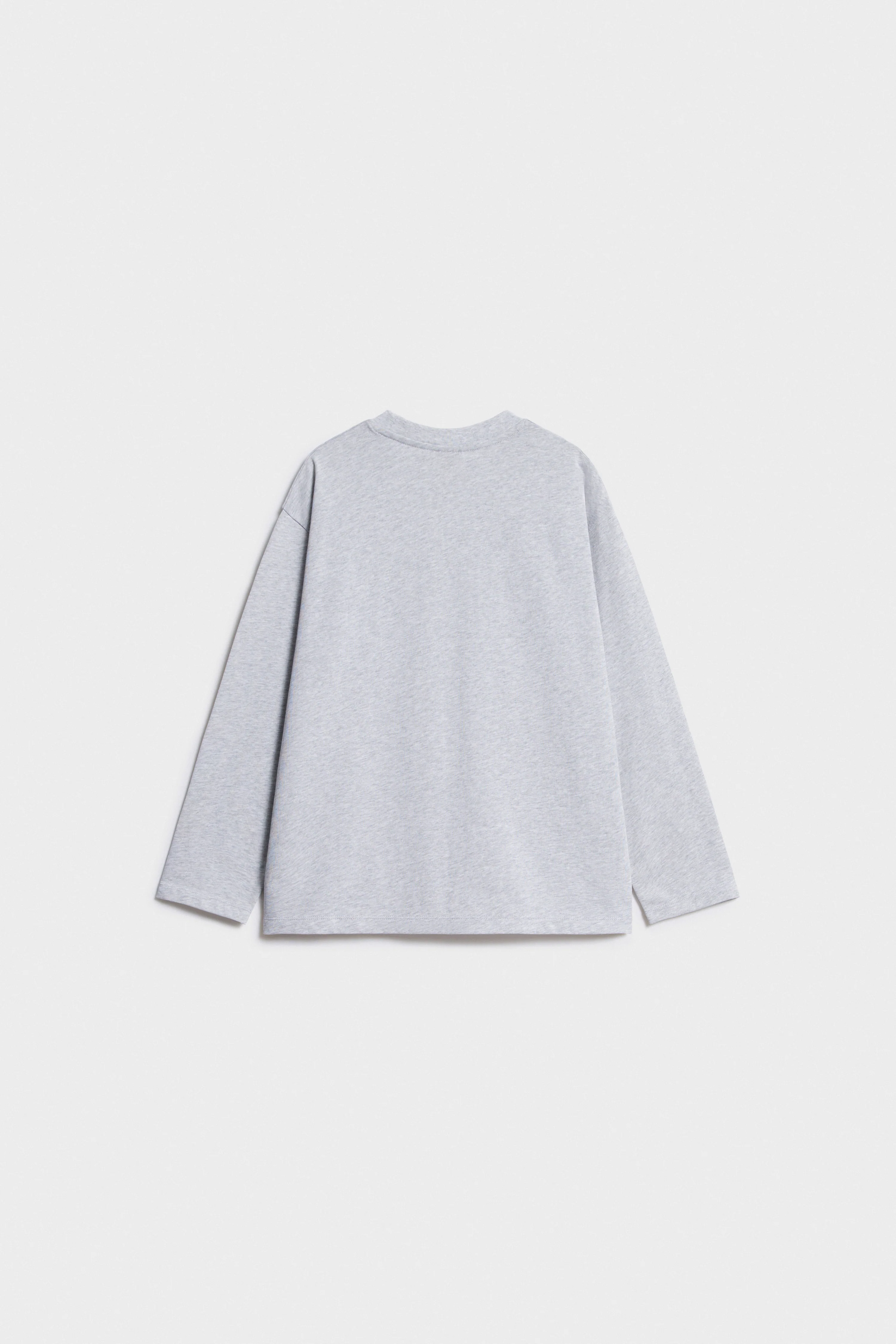 LONG-SLEEVED COTTON T-SHIRT - Image 5