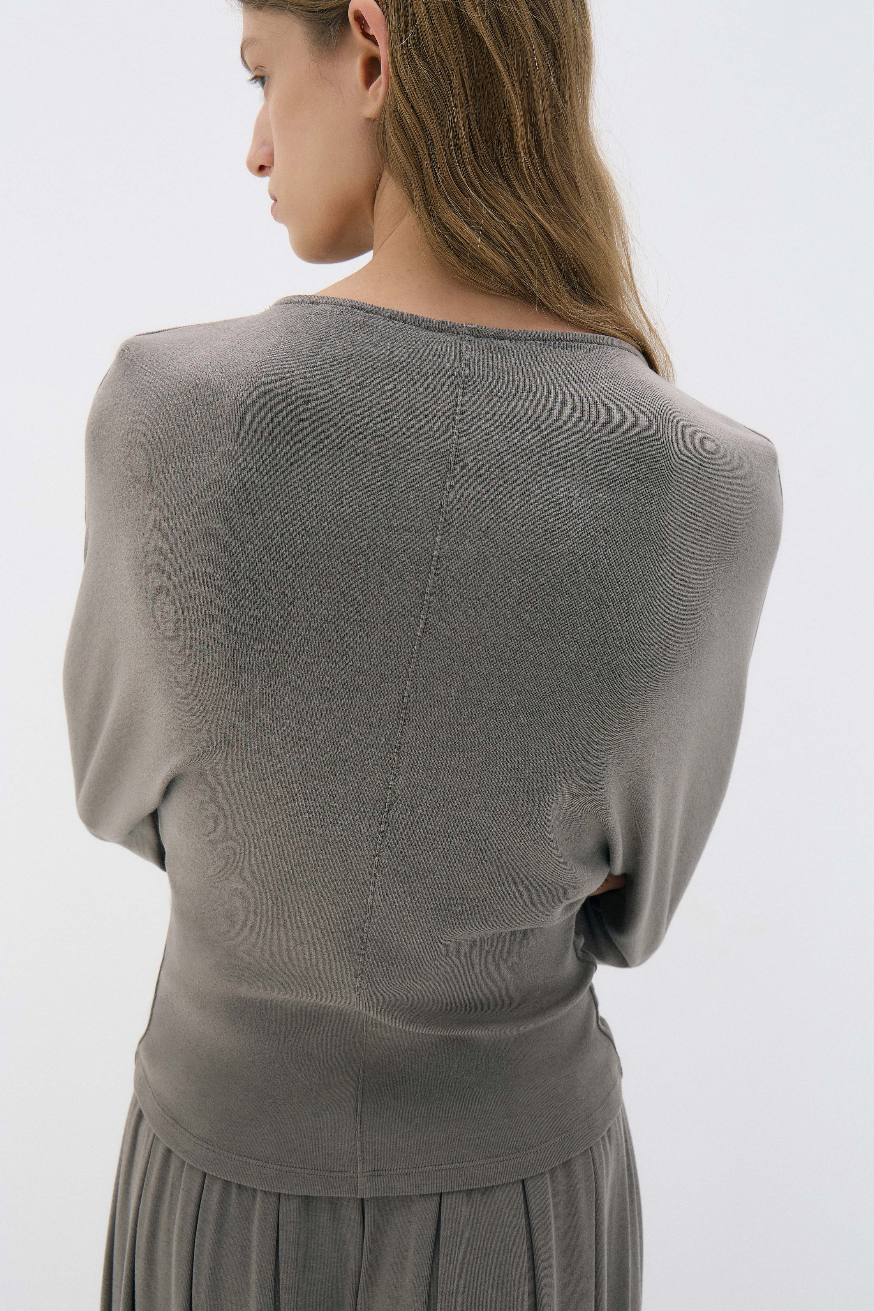 LONG-SLEEVED LYOCELL-WOOL T-SHIRT - Image 5