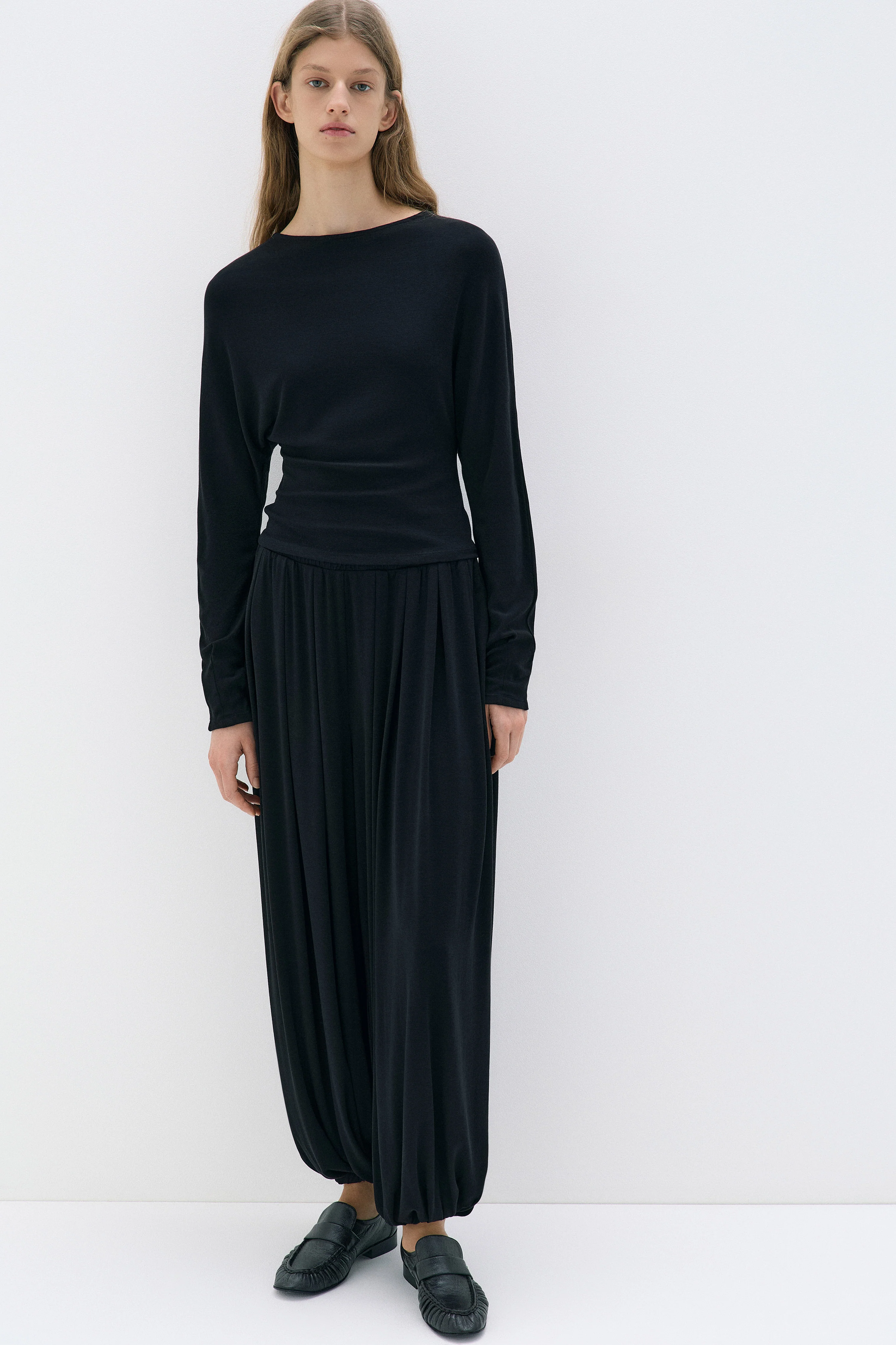 LONG-SLEEVED LYOCELL-WOOL T-SHIRT - Image 3